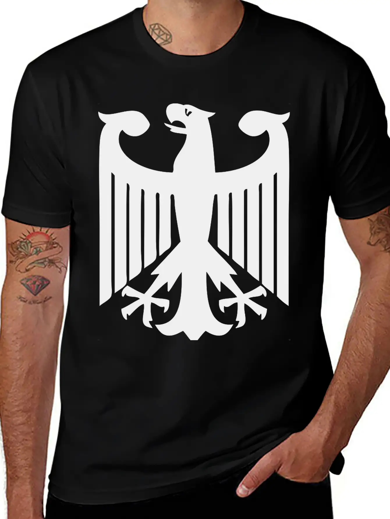 German Eagle Unisex Short Sleeve Soft Cotton T-Shirt – Casual Everyday Wear