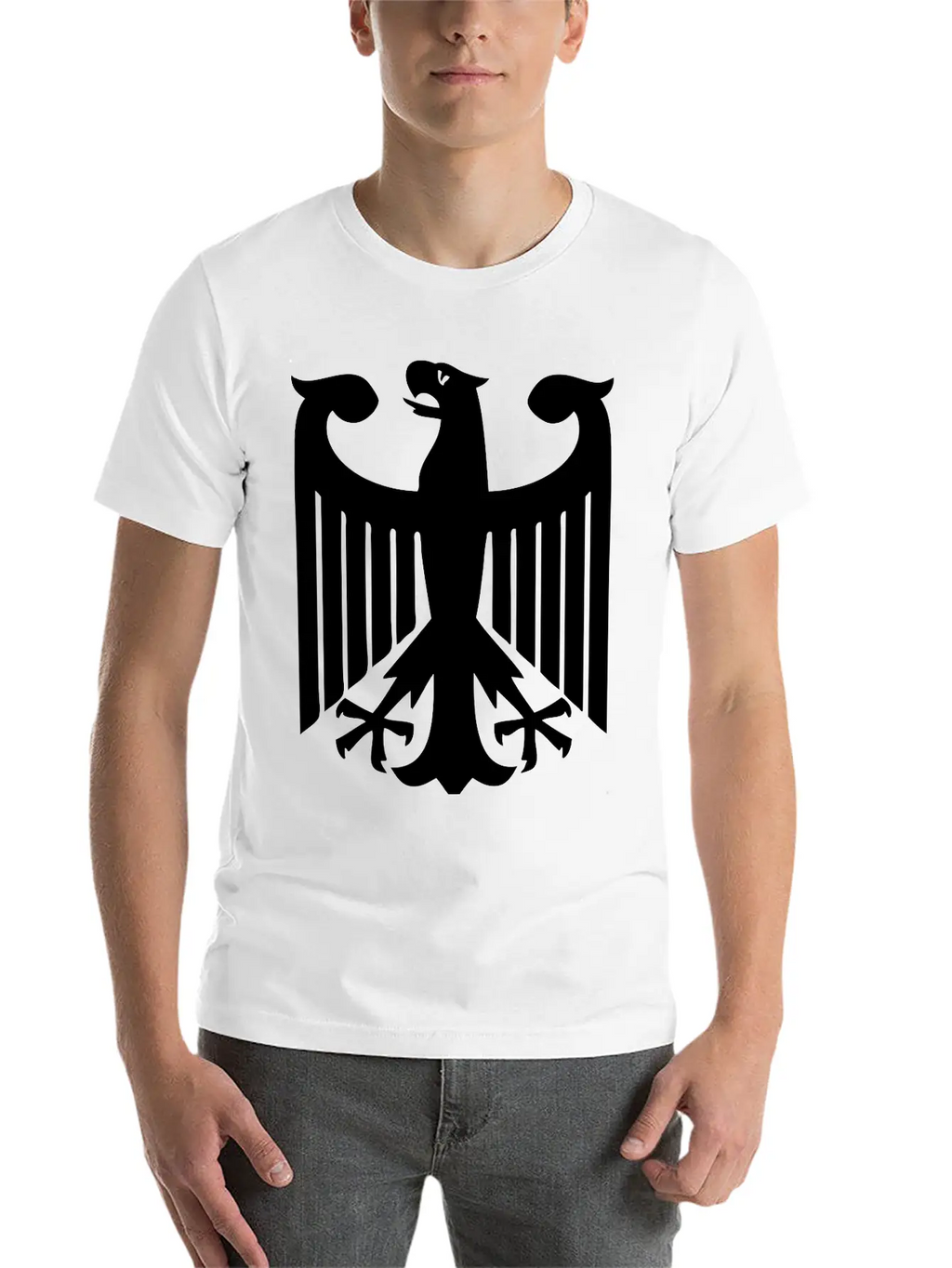 German Eagle Unisex Short Sleeve Soft Cotton T-Shirt – Casual Everyday Wear