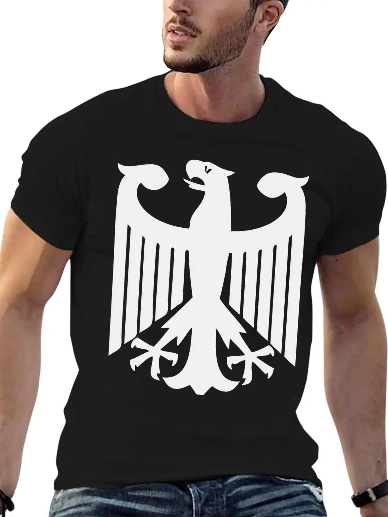 German Eagle Unisex Short Sleeve Soft Cotton T-Shirt – Casual Everyday Wear