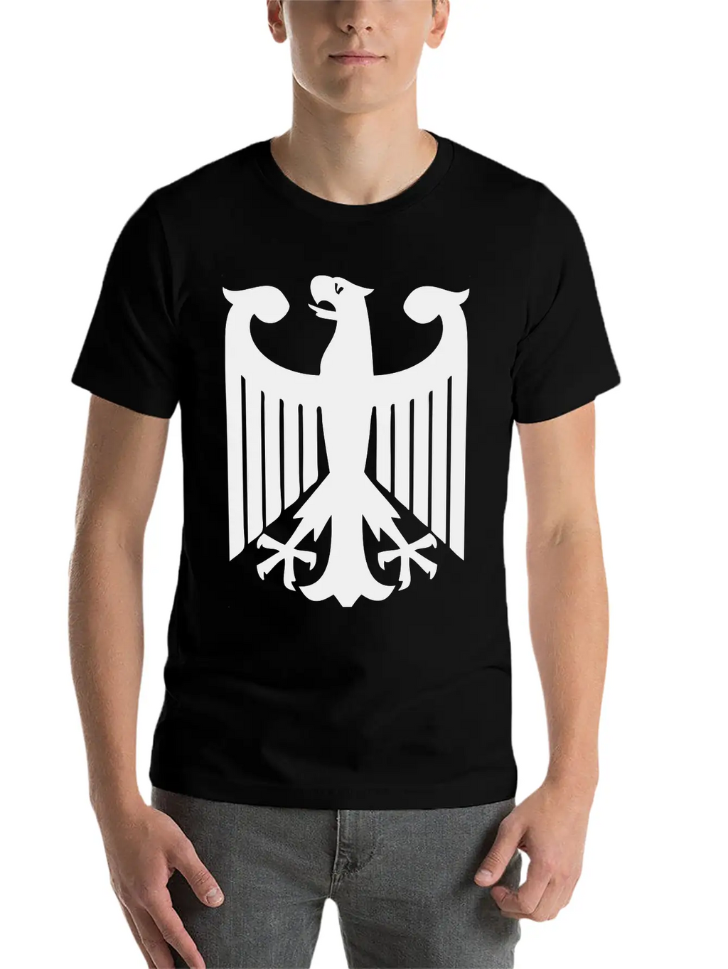 German Eagle Unisex Short Sleeve Soft Cotton T-Shirt – Casual Everyday Wear