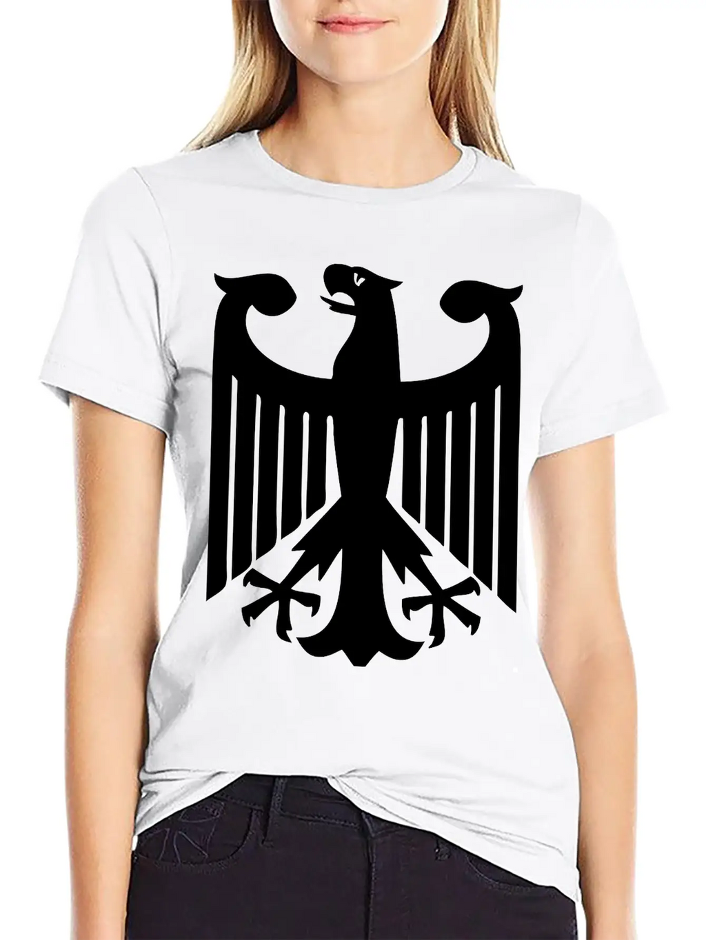German Eagle Unisex Short Sleeve Soft Cotton T-Shirt – Casual Everyday Wear