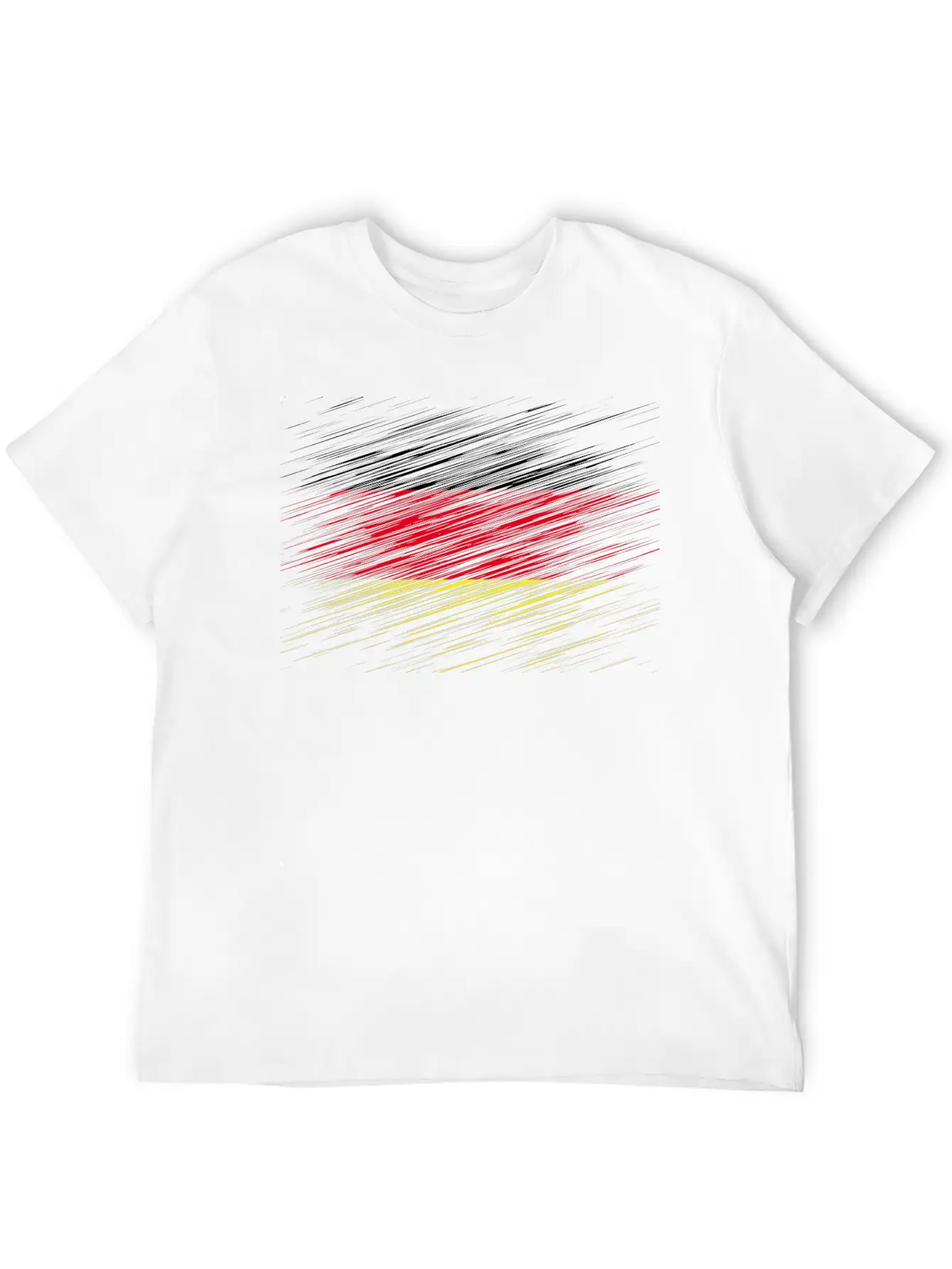 German Flag Classic Fit Graphic Tee For Daily Comfort – Unisex Cotton Shirt