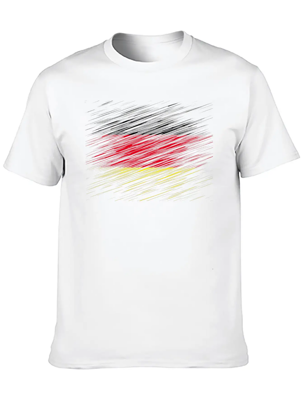 German Flag Classic Fit Graphic Tee For Daily Comfort – Unisex Cotton Shirt