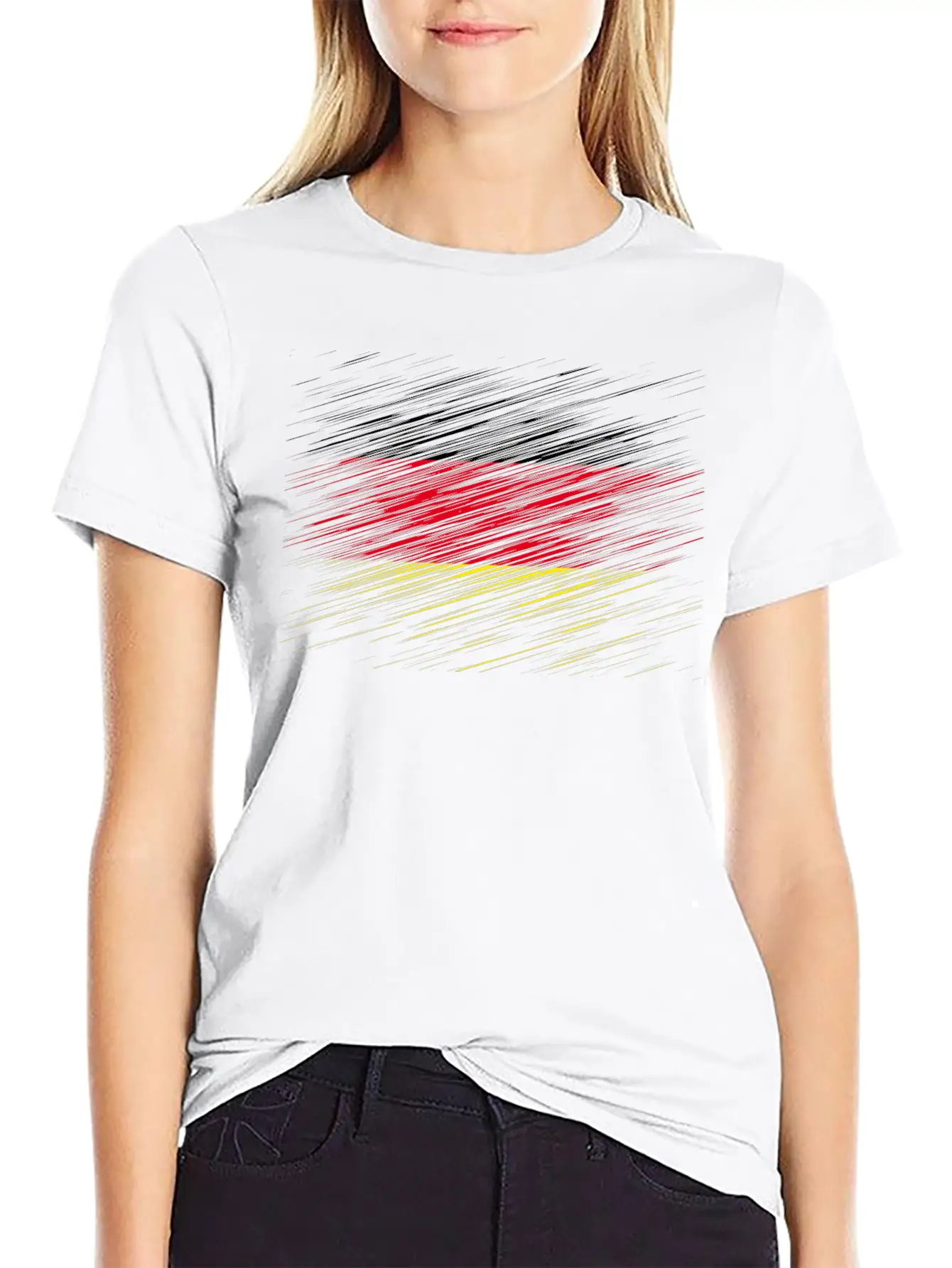 German Flag Classic Fit Graphic Tee For Daily Comfort – Unisex Cotton Shirt