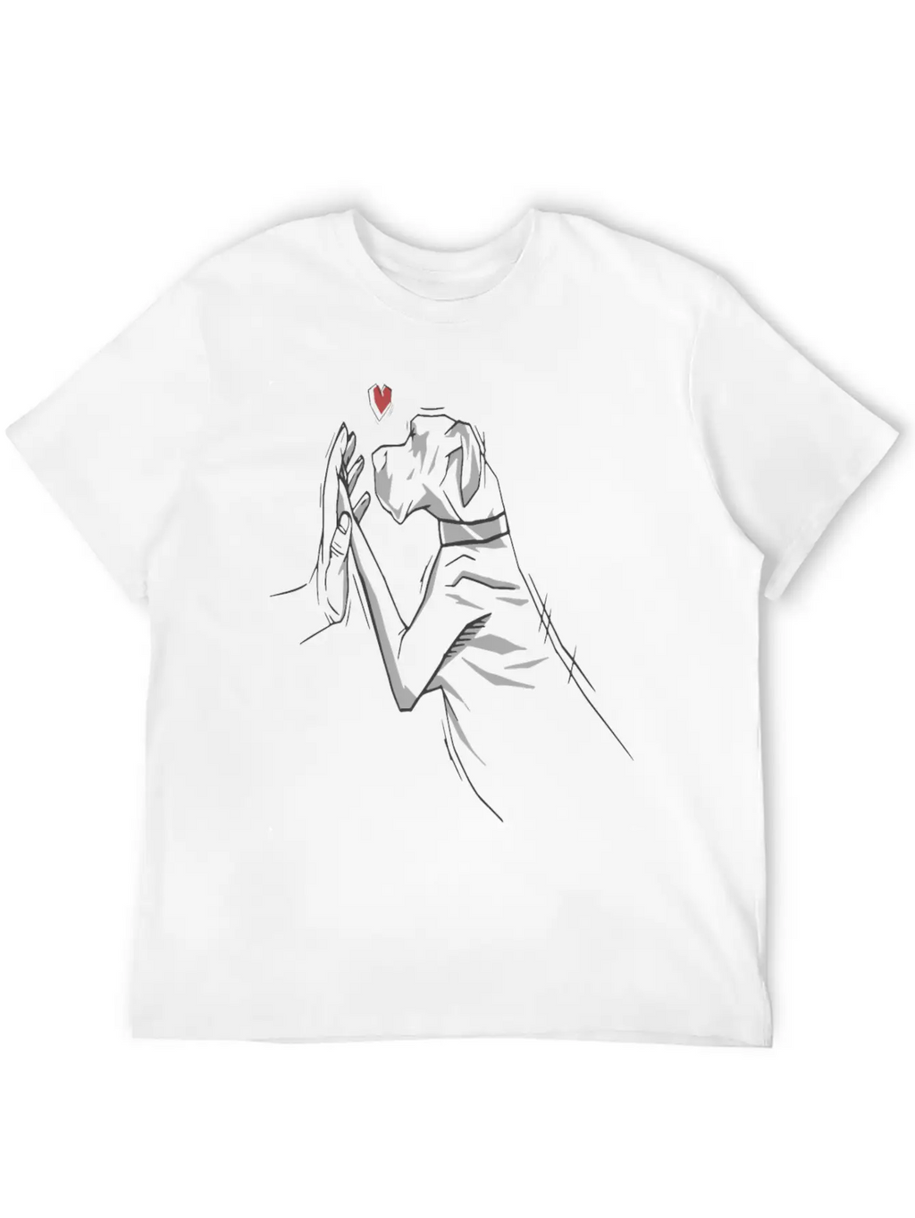 German Mastiff Dog Love Dogs Unisex Short Sleeve Soft Cotton T-Shirt – Casual Everyday Wear