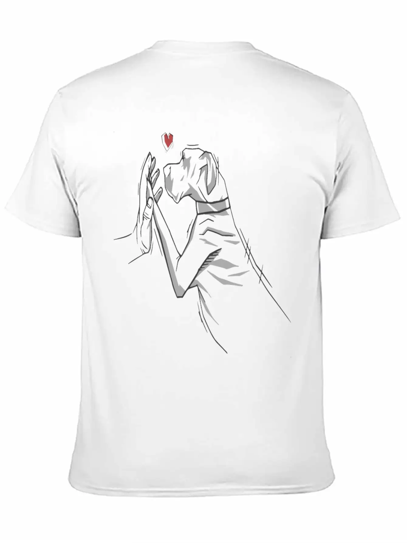 German Mastiff Dog Love Dogs Unisex Short Sleeve Soft Cotton T-Shirt – Casual Everyday Wear