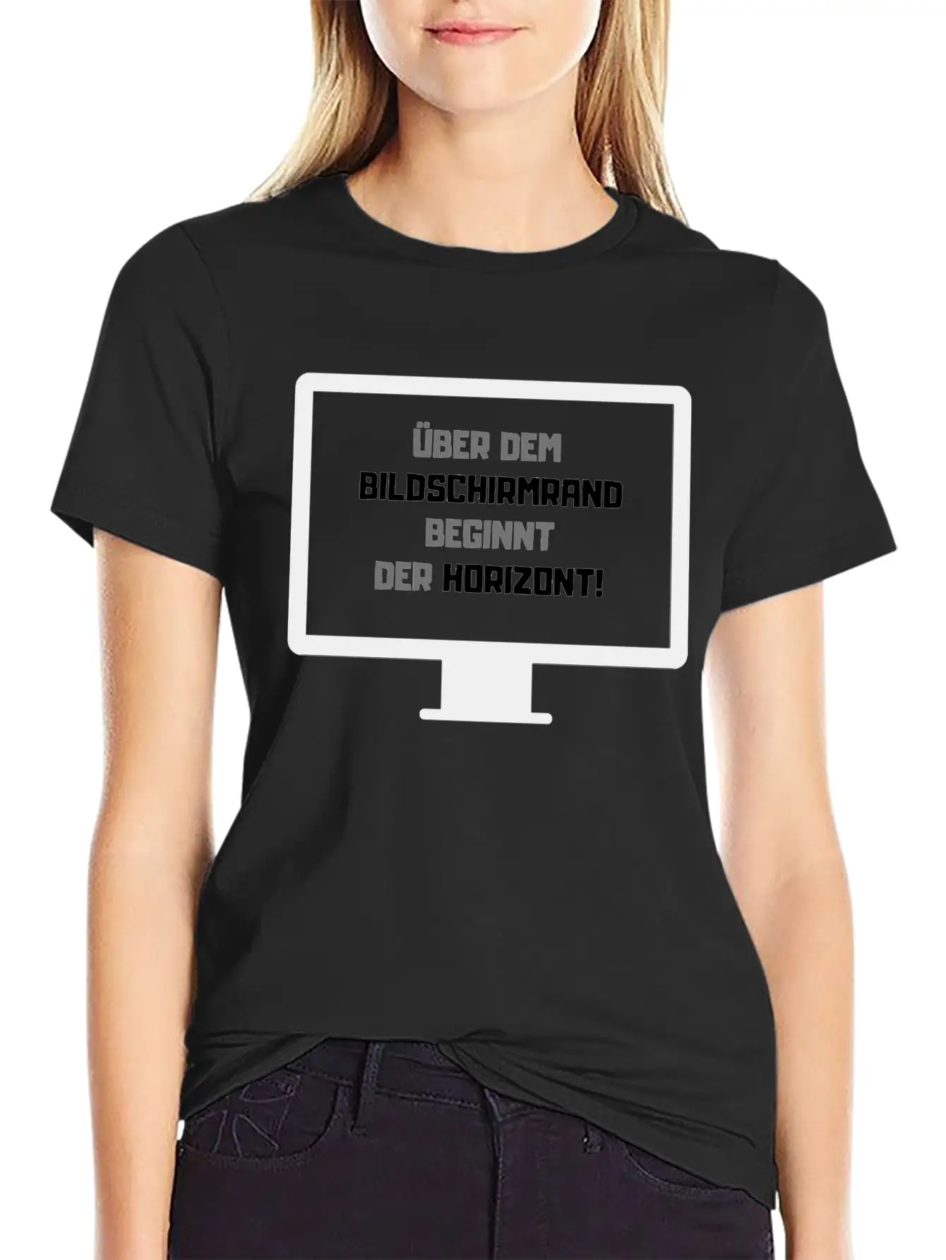 German Saying Horizon Essential Cotton Tee For Daily Outfits – Unisex Style