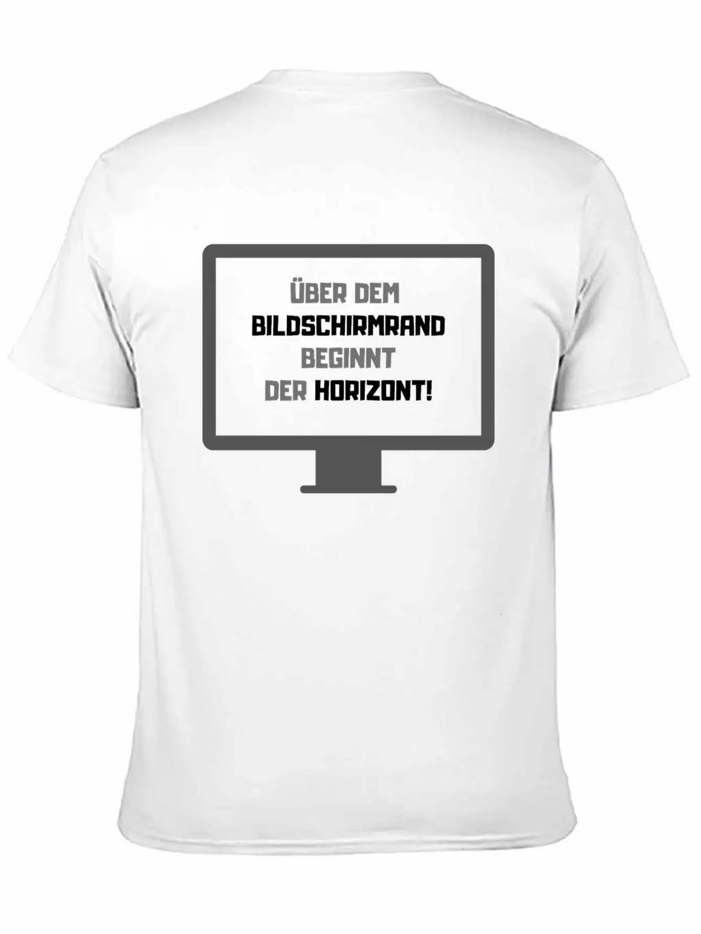 German Saying Horizon Essential Cotton Tee For Daily Outfits – Unisex Style