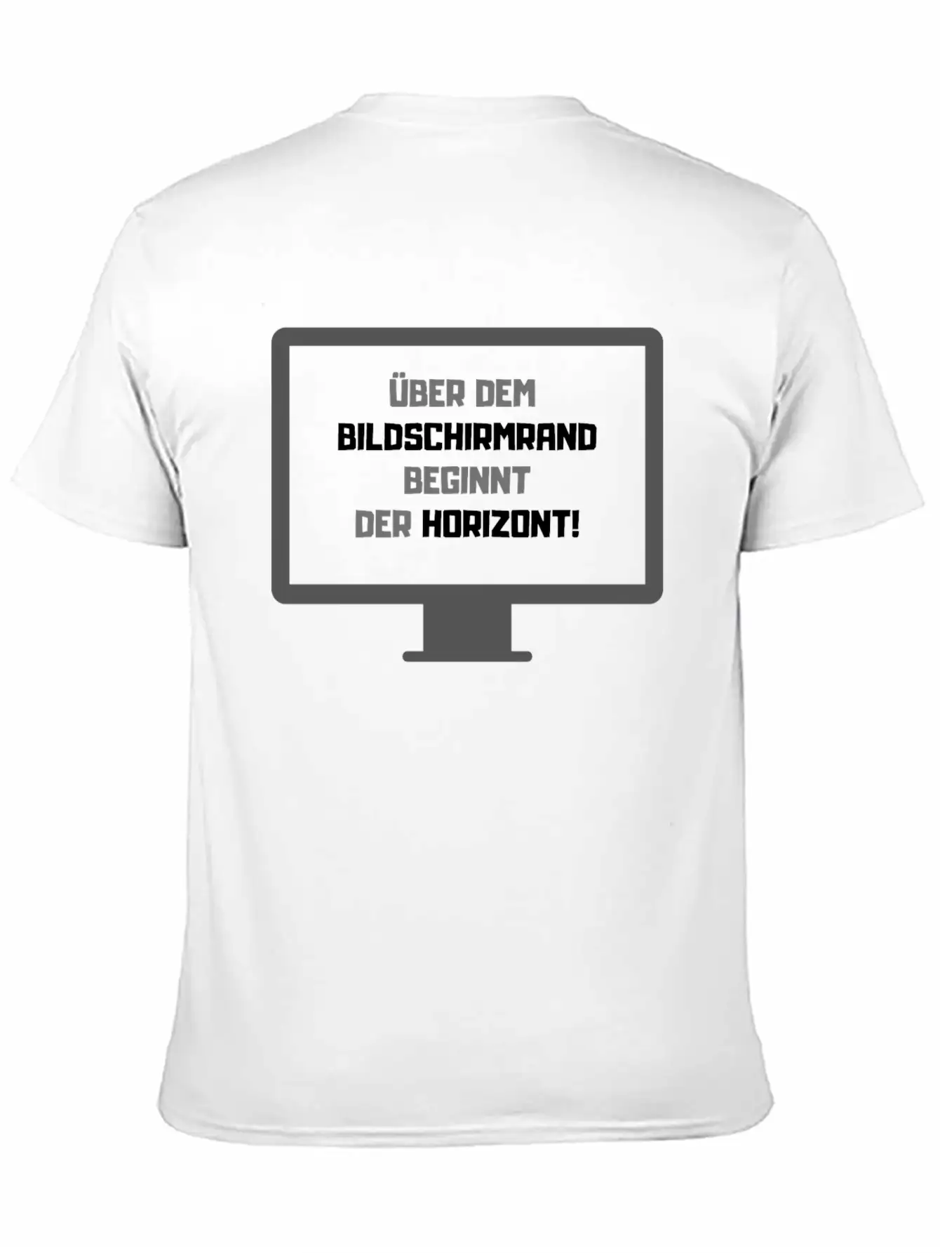 German Saying Horizon Essential Cotton Tee For Daily Outfits – Unisex Style