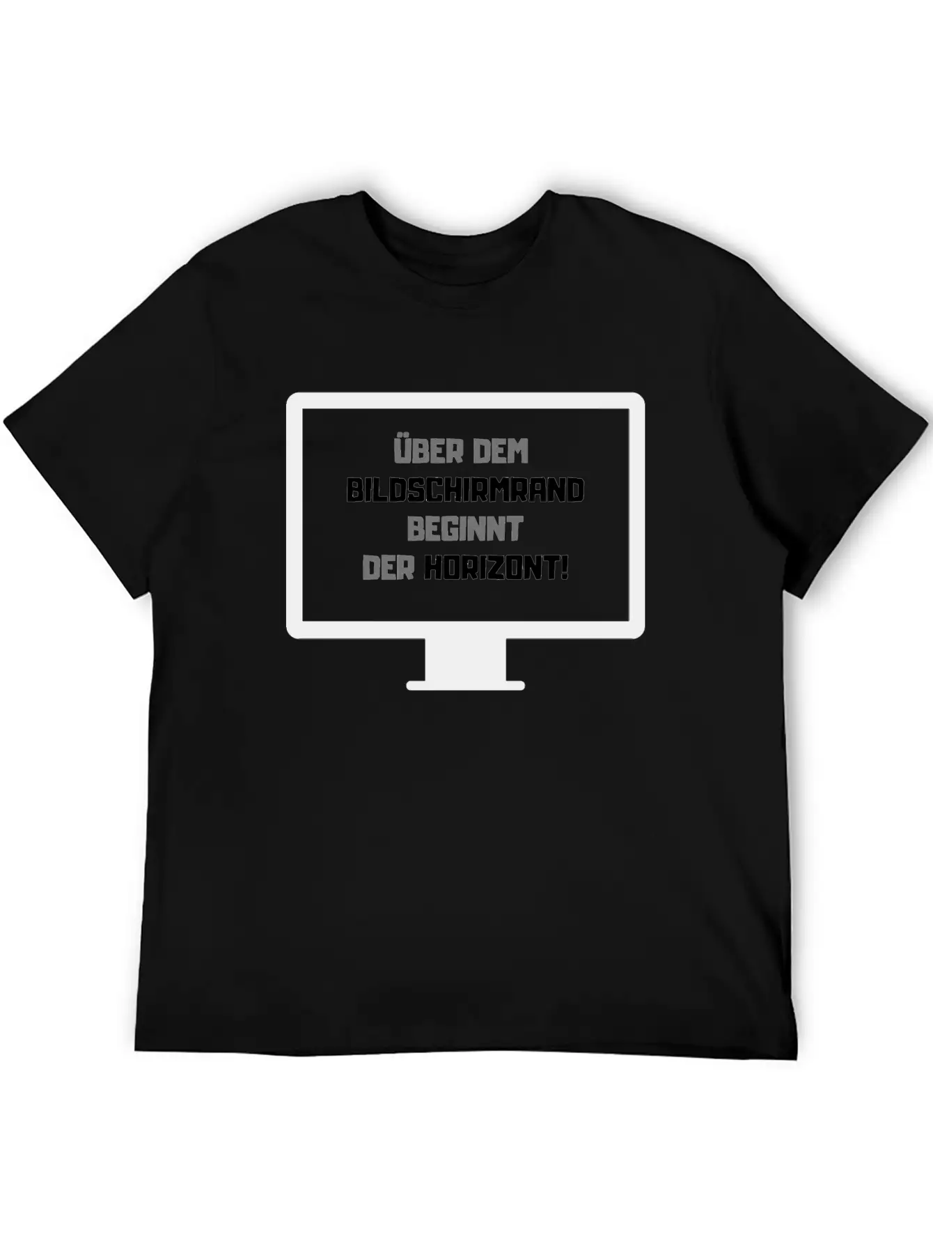 German Saying Horizon Essential Cotton Tee For Daily Outfits – Unisex Style
