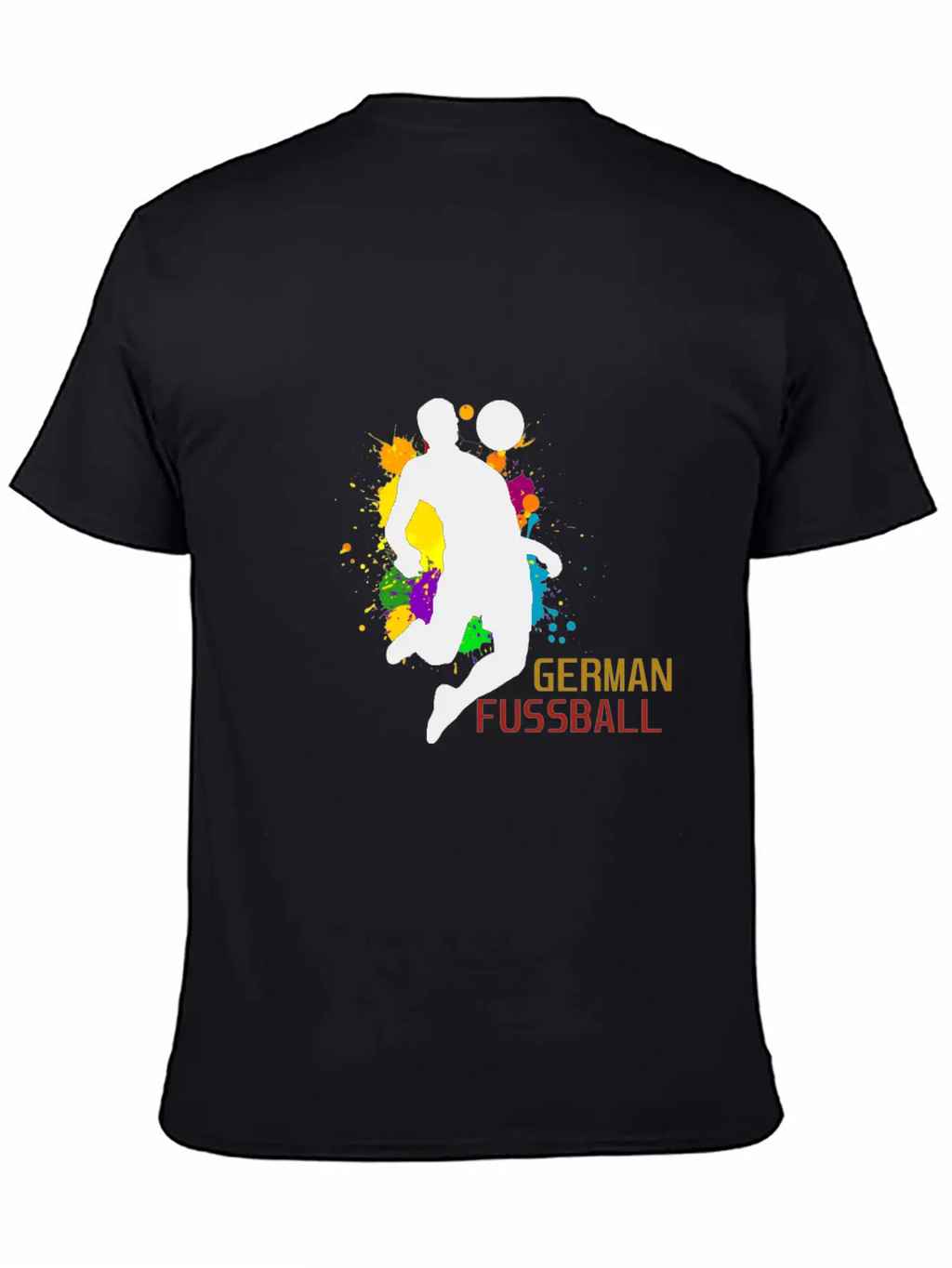 (Germany Flag Scratch) Unisex Short Sleeve Soft Cotton T-Shirt – Casual Everyday Wear