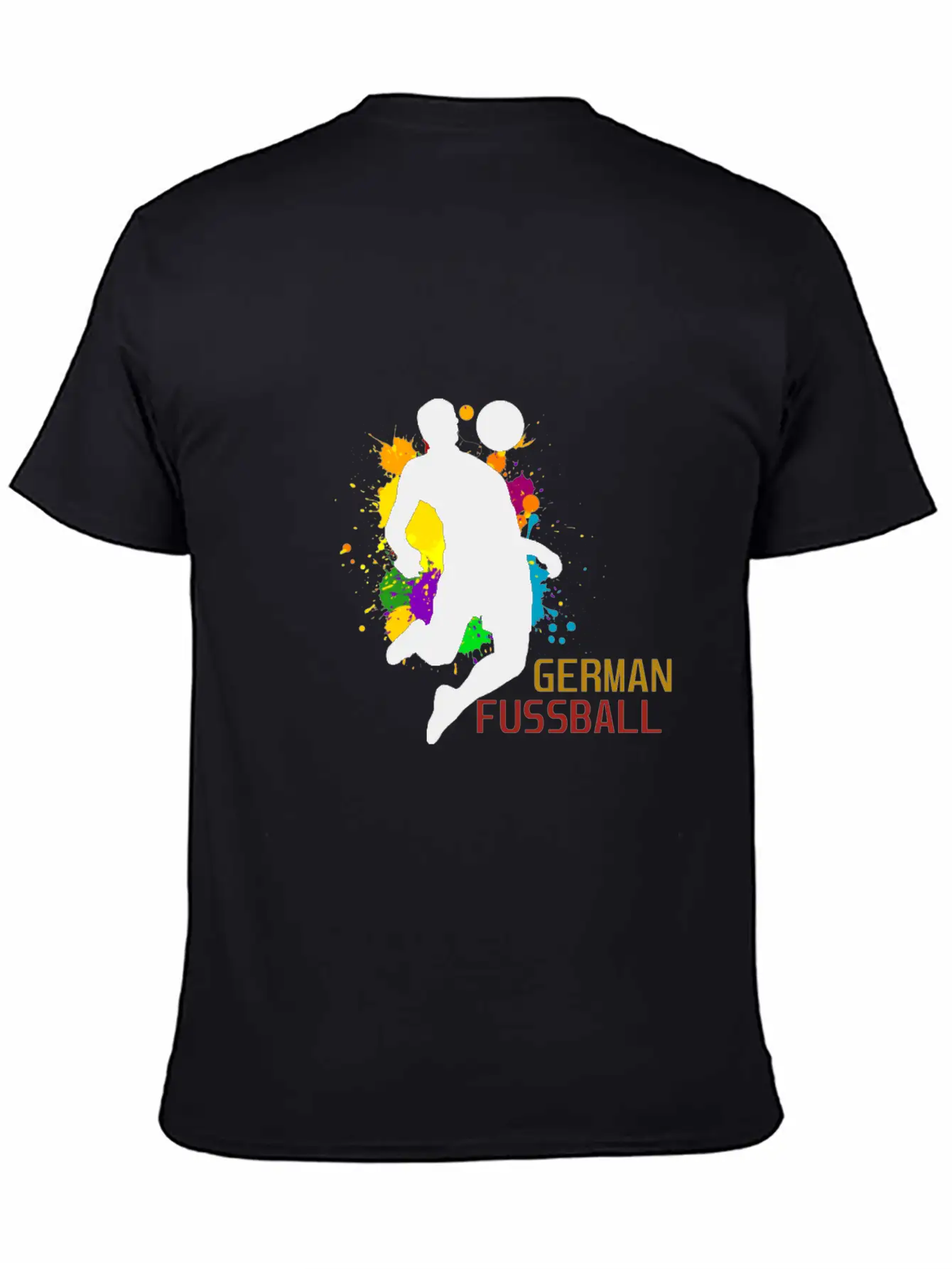 (Germany Flag Scratch) Unisex Short Sleeve Soft Cotton T-Shirt – Casual Everyday Wear