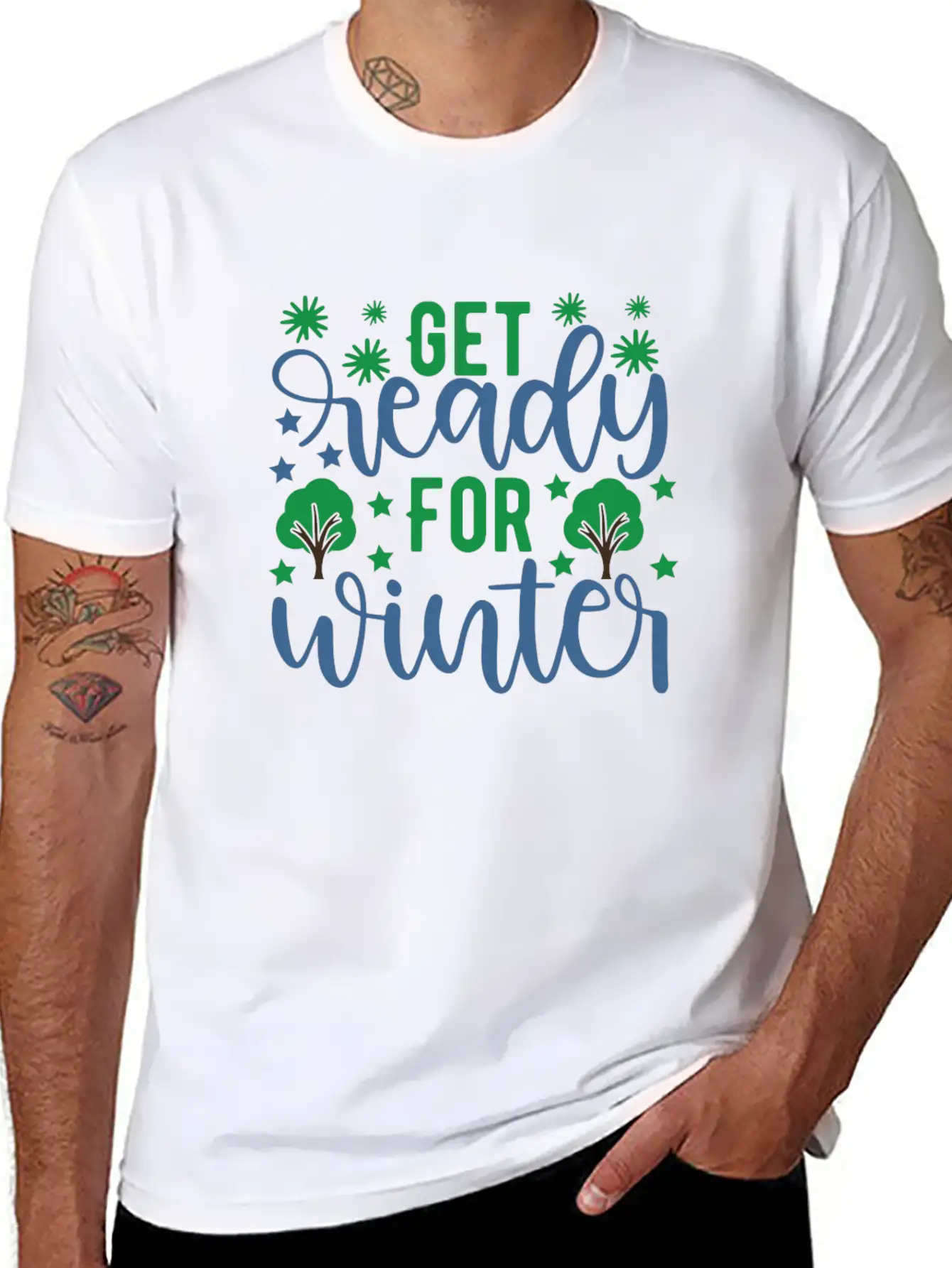 Get Ready For Winter Breathable Soft Cotton T-Shirt – Timeless Casual Look