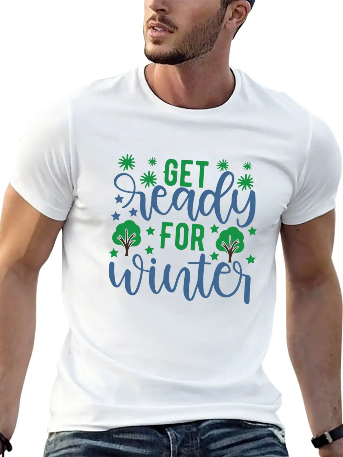 Get Ready For Winter Breathable Soft Cotton T-Shirt – Timeless Casual Look