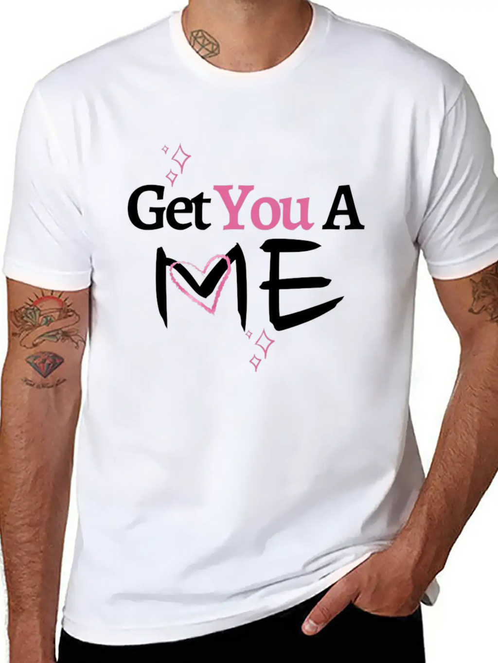 Get You A Me, Self-Confidence T-shirt For Women Unisex Short Sleeve Soft Cotton T-Shirt – Casual Everyday Wear