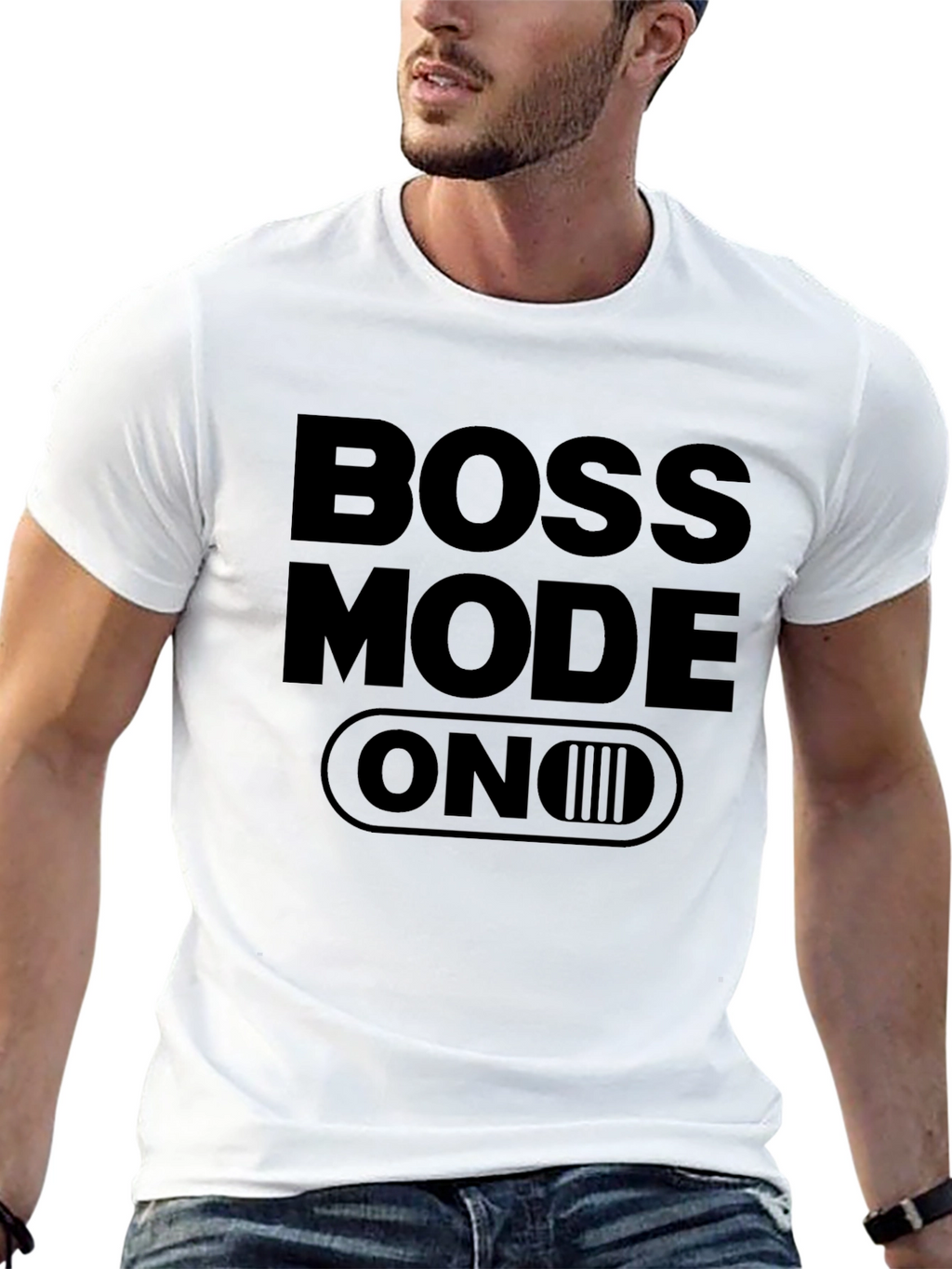 Boss Mode ON Black T-Shirt