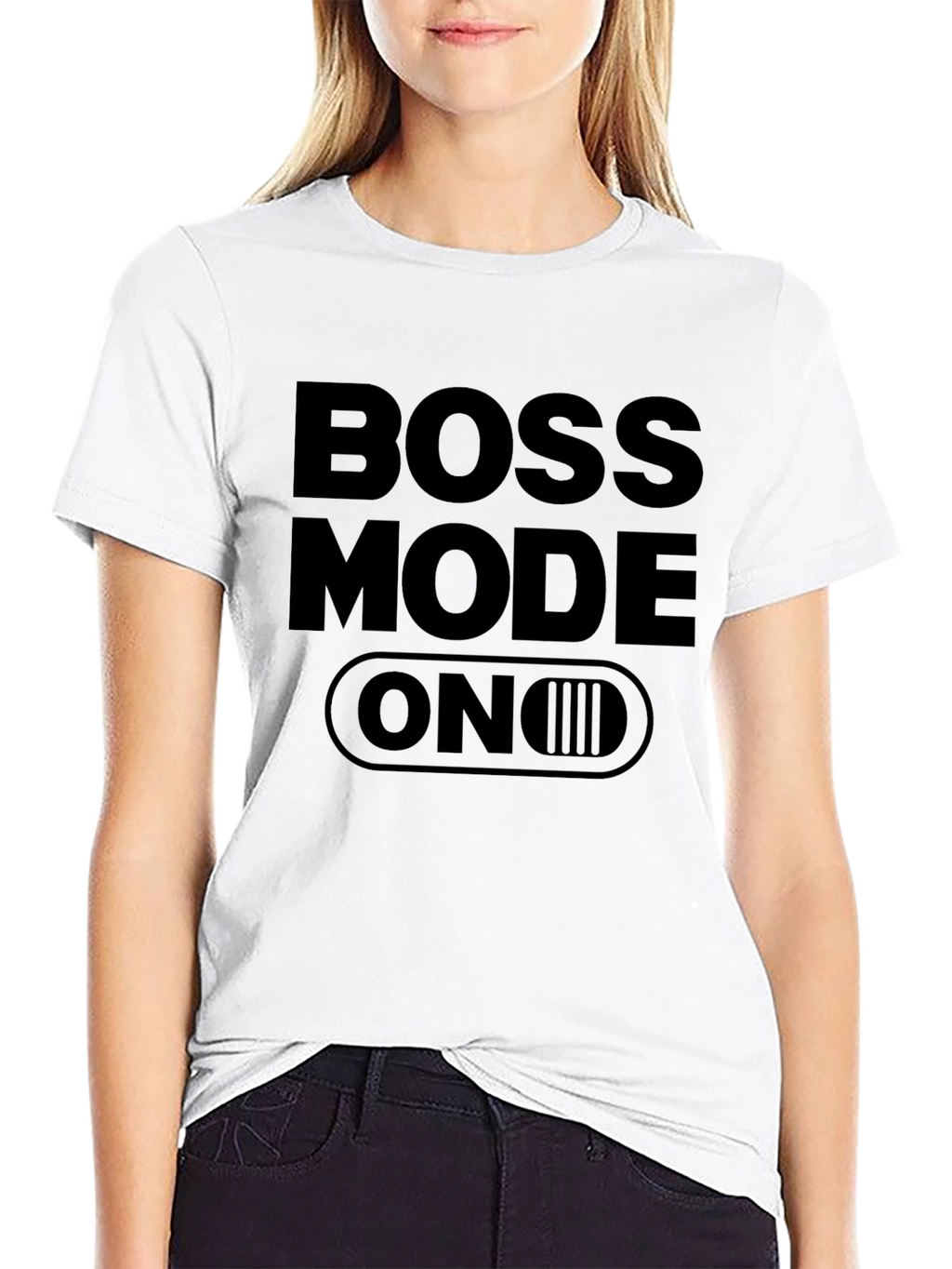 Boss Mode ON Black T-Shirt