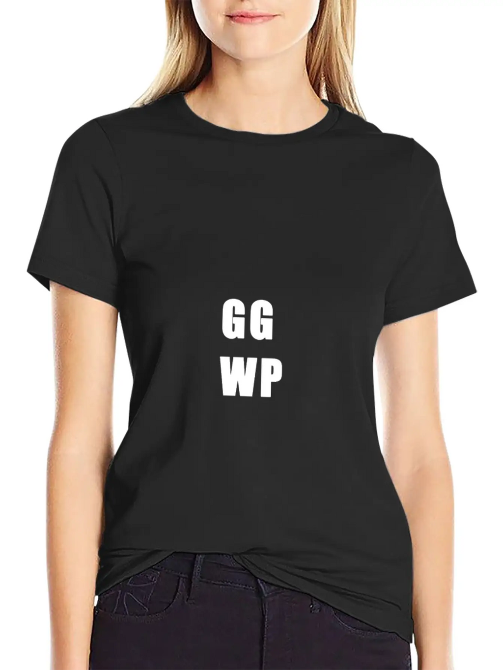 GG WP Weiss Unisex Casual T-Shirt – Clean Design For Daily Comfort