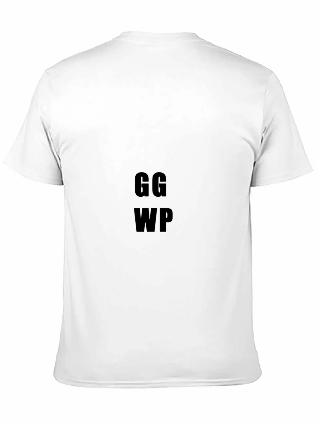GG WP Weiss Unisex Casual T-Shirt – Clean Design For Daily Comfort