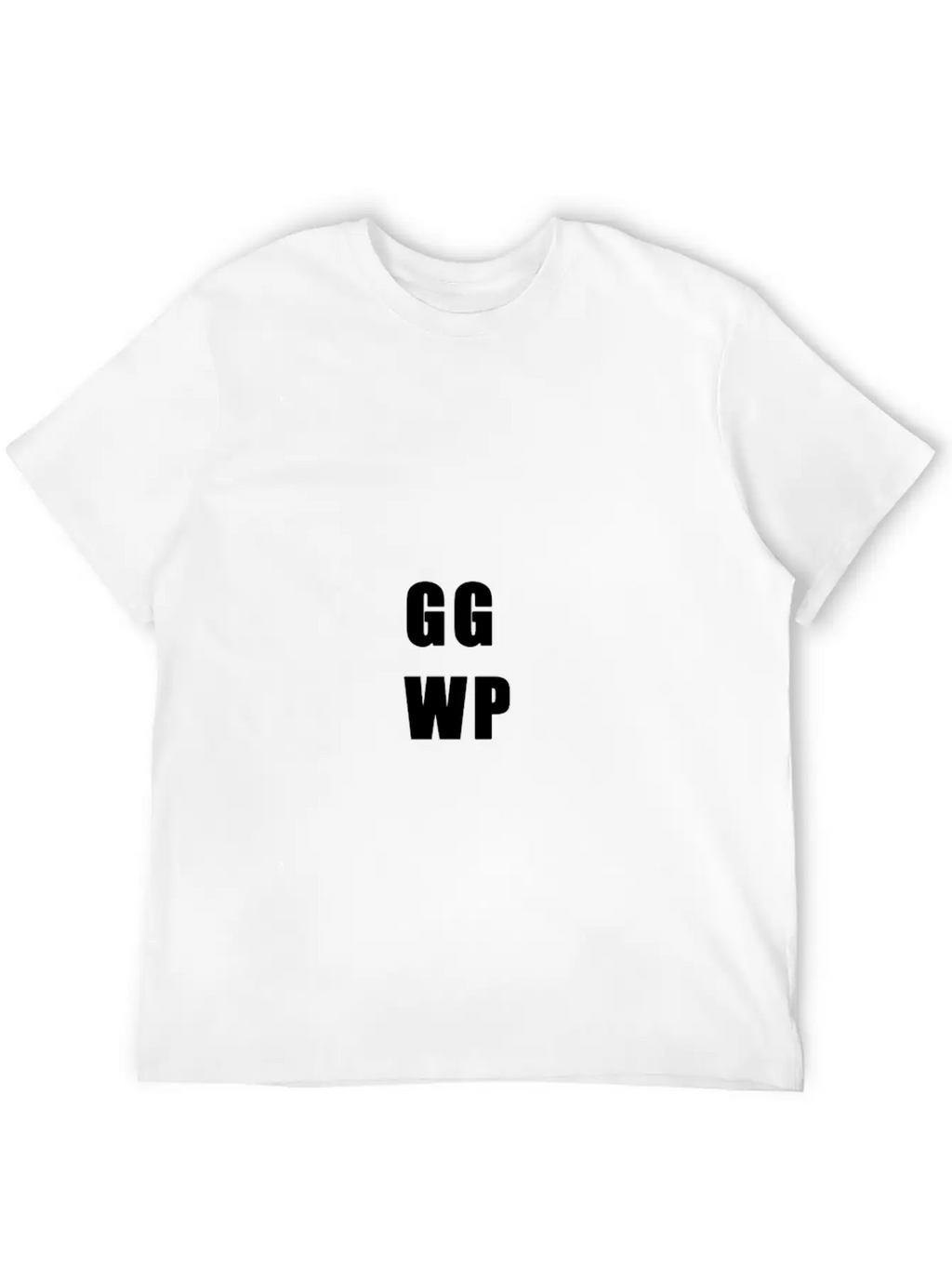 GG WP Weiss Unisex Casual T-Shirt – Clean Design For Daily Comfort