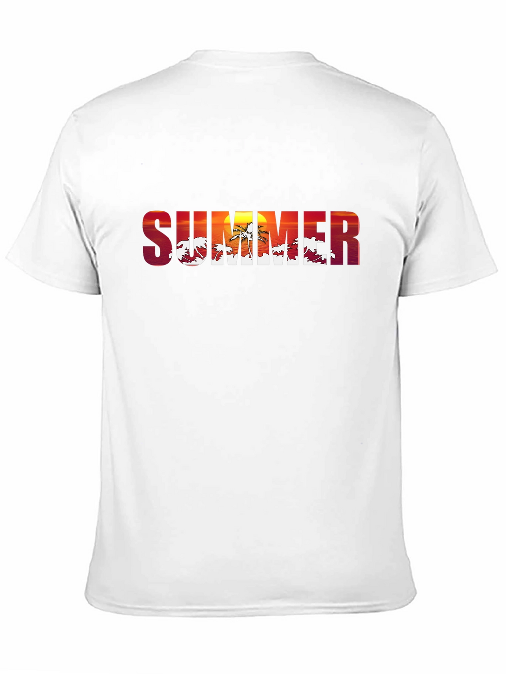 Summer Sunset Graphic T-Shirt - Tropical Vibes