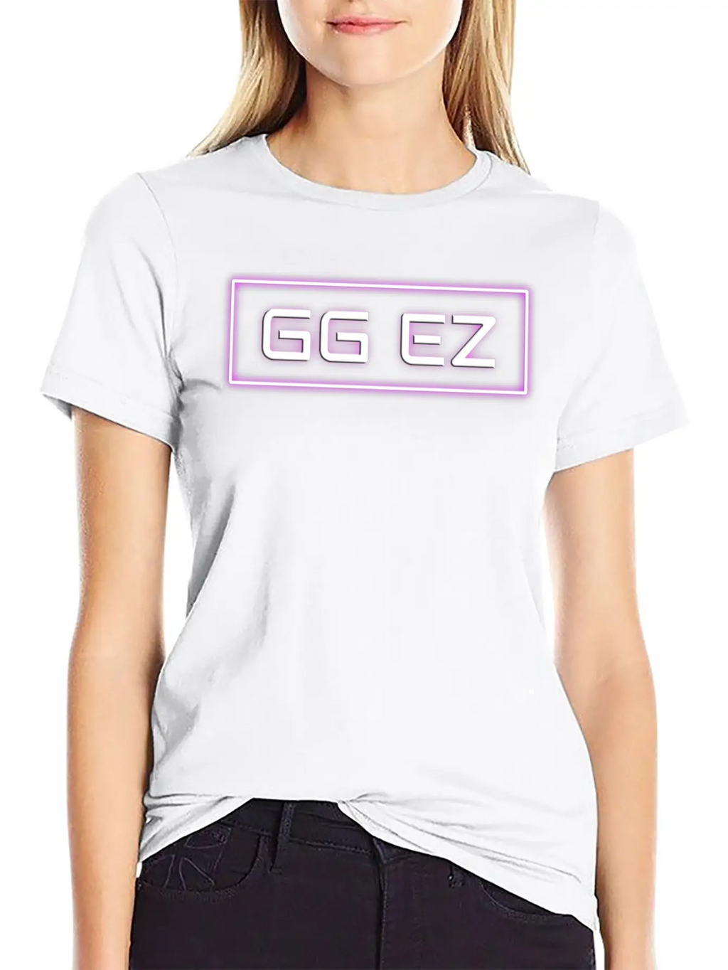 GGEZ Neon Pink Classic Fit Graphic Tee For Daily Comfort – Unisex Cotton Shirt
