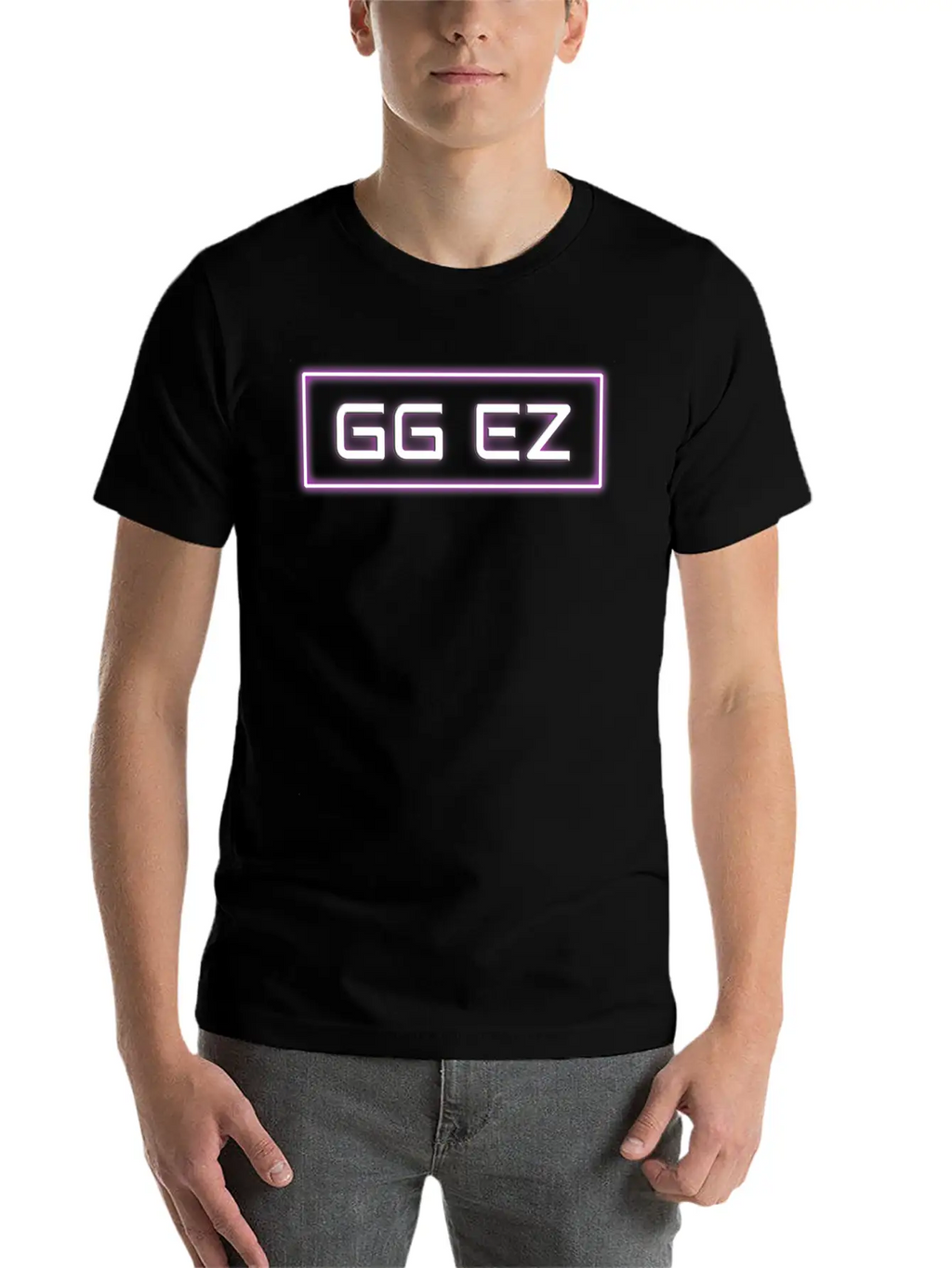 GGEZ Neon Pink Classic Fit Graphic Tee For Daily Comfort – Unisex Cotton Shirt