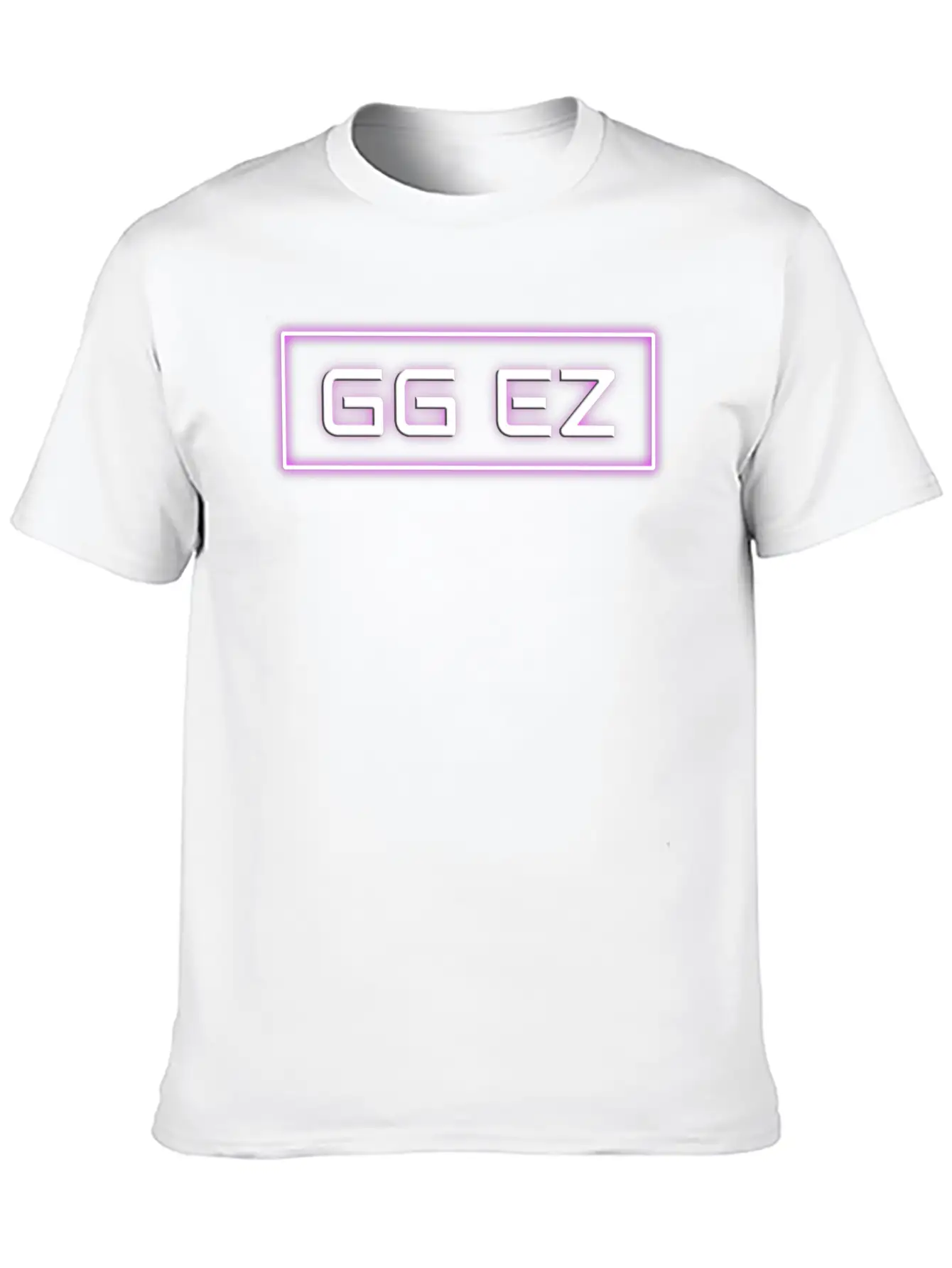 GGEZ Neon Pink Classic Fit Graphic Tee For Daily Comfort – Unisex Cotton Shirt