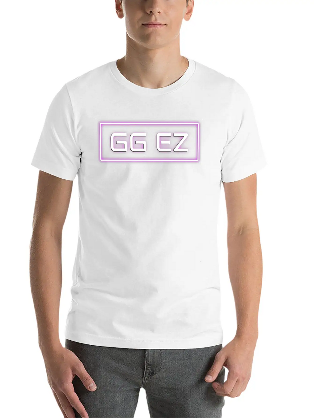 GGEZ Neon Pink Classic Fit Graphic Tee For Daily Comfort – Unisex Cotton Shirt