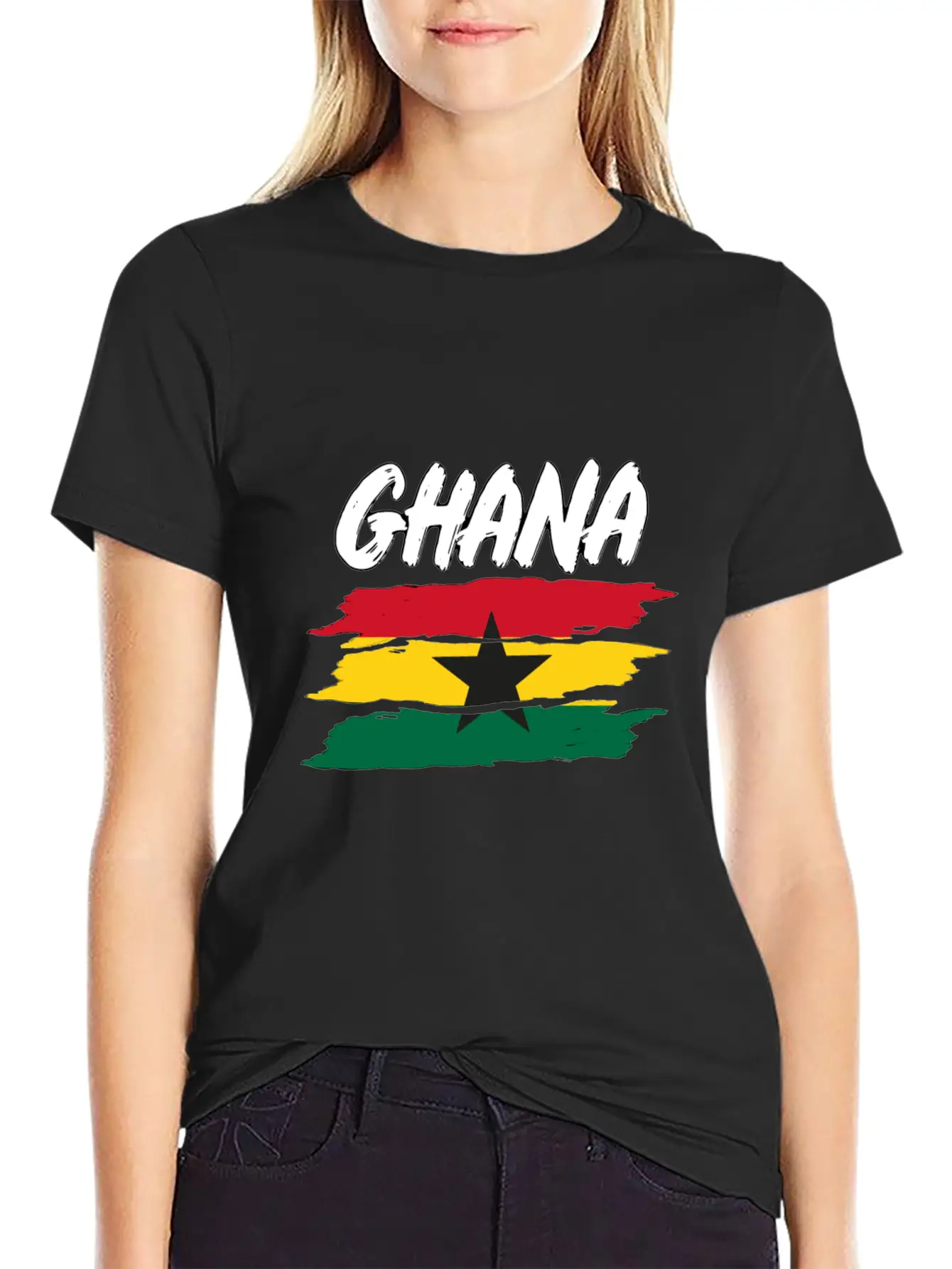 Ghana Flag Africa Ghanaian Flag Tee Gift Tee Classic Fit Graphic Tee For Daily Comfort – Unisex Cotton Shirt
