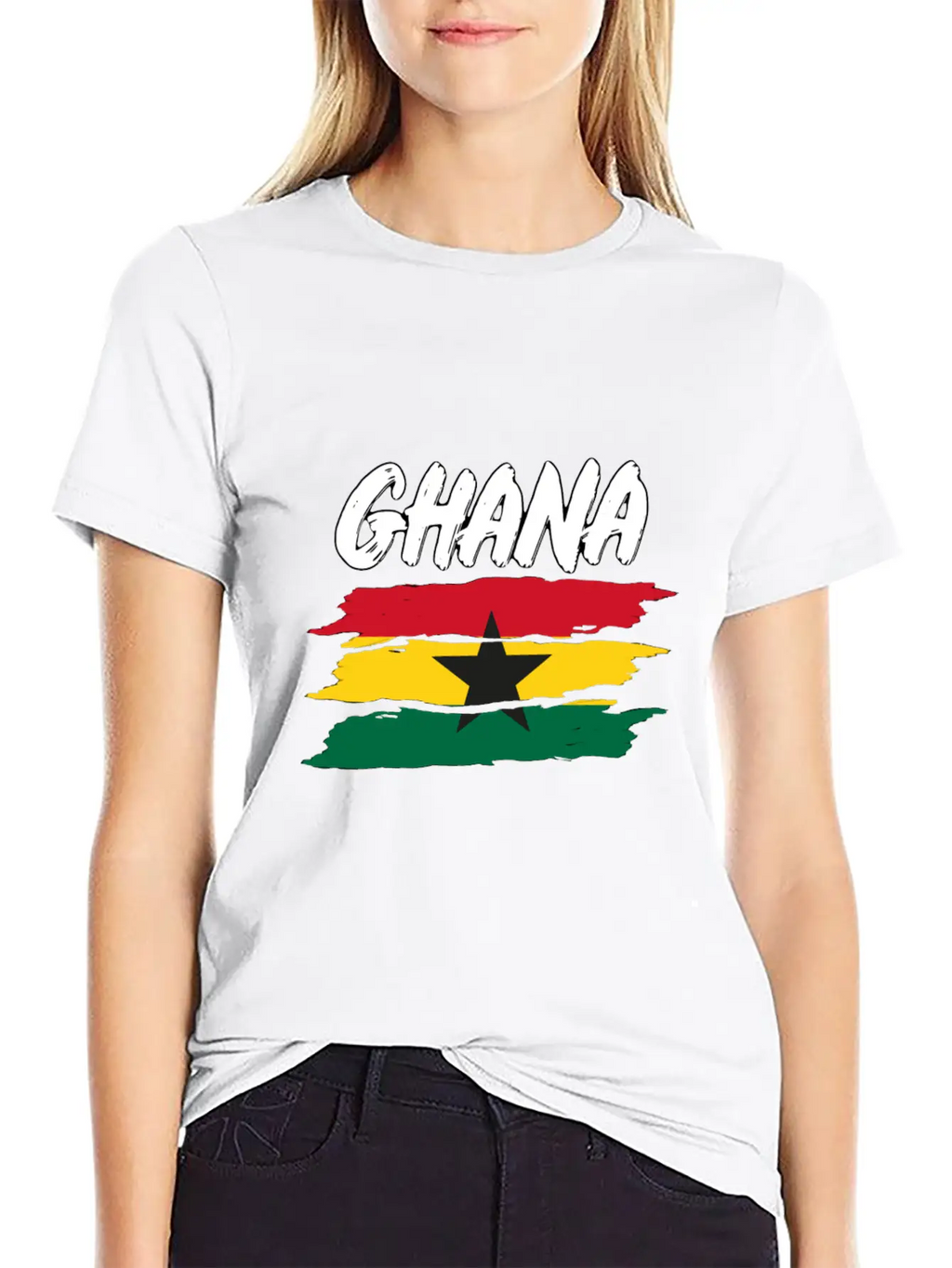 Ghana Flag Africa Ghanaian Flag Tee Gift Tee Classic Fit Graphic Tee For Daily Comfort – Unisex Cotton Shirt