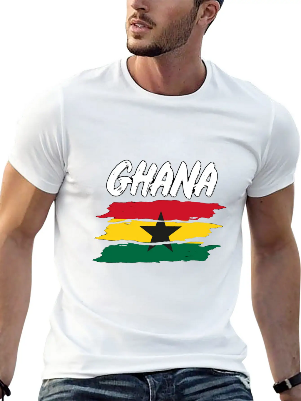 Ghana Flag Africa Ghanaian Flag Tee Gift Tee Classic Fit Graphic Tee For Daily Comfort – Unisex Cotton Shirt