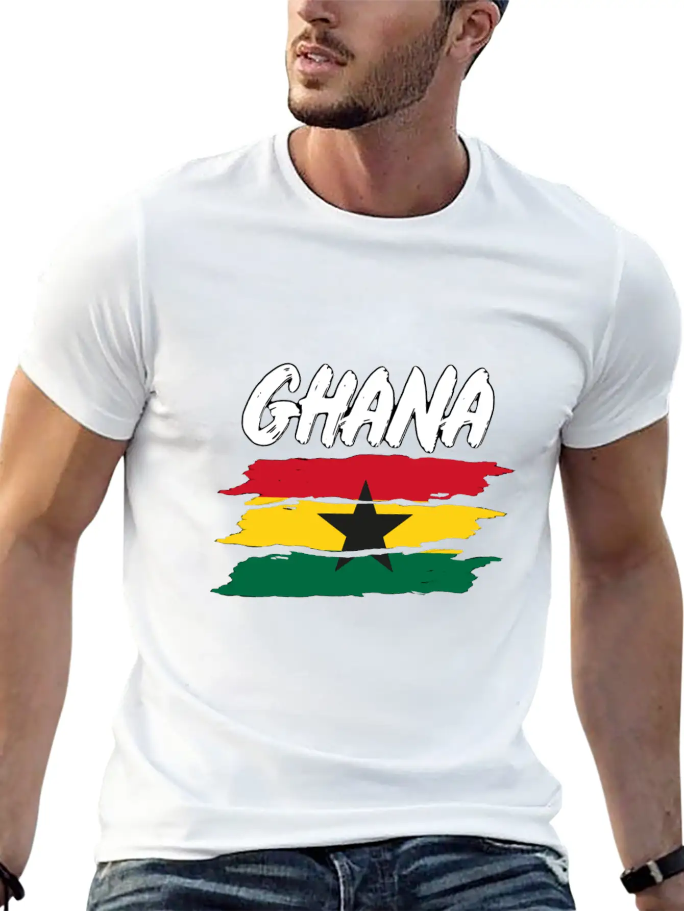Ghana Flag Africa Ghanaian Flag Tee Gift Tee Classic Fit Graphic Tee For Daily Comfort – Unisex Cotton Shirt
