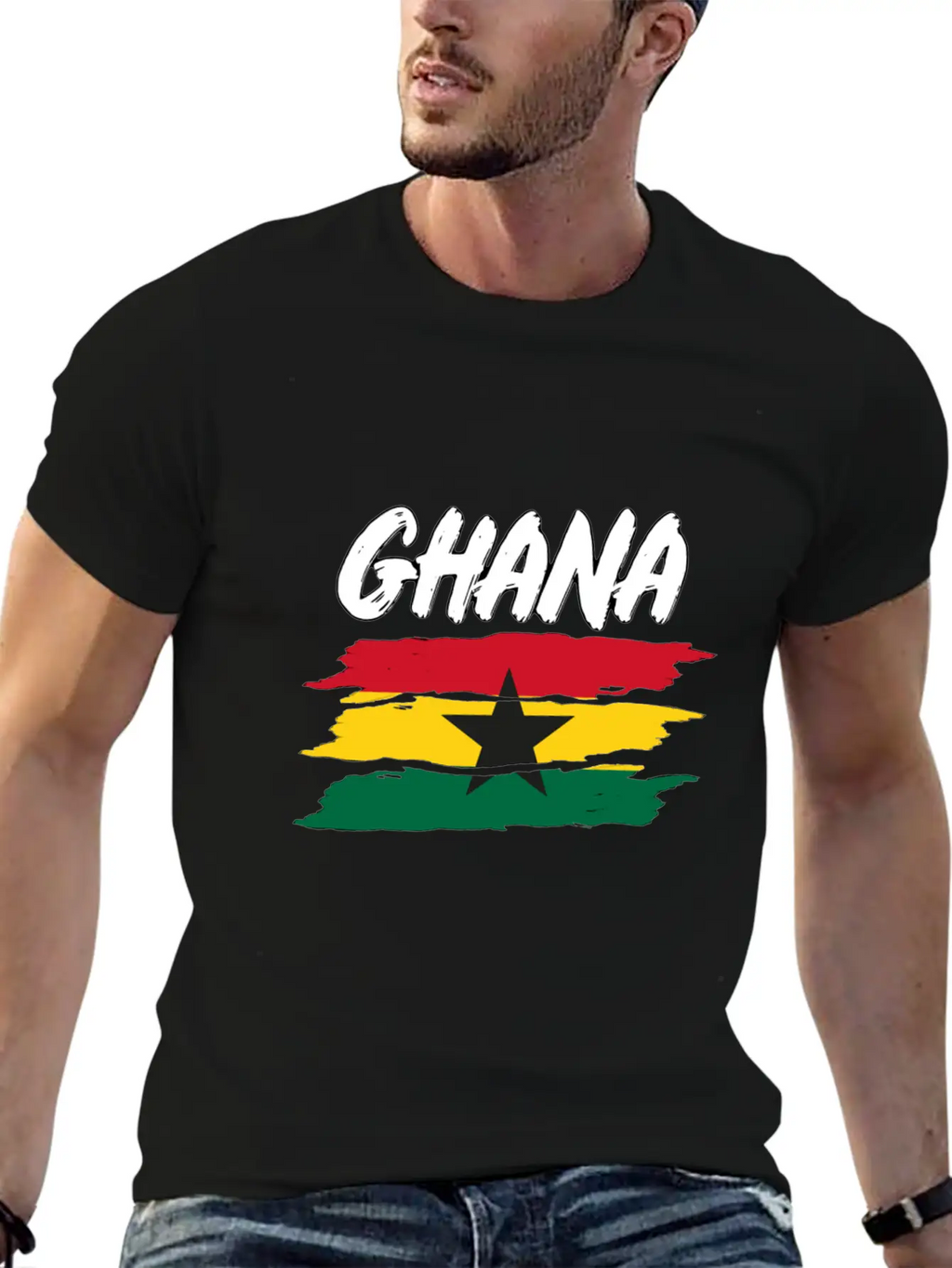 Ghana Flag Africa Ghanaian Flag Tee Gift Tee Classic Fit Graphic Tee For Daily Comfort – Unisex Cotton Shirt