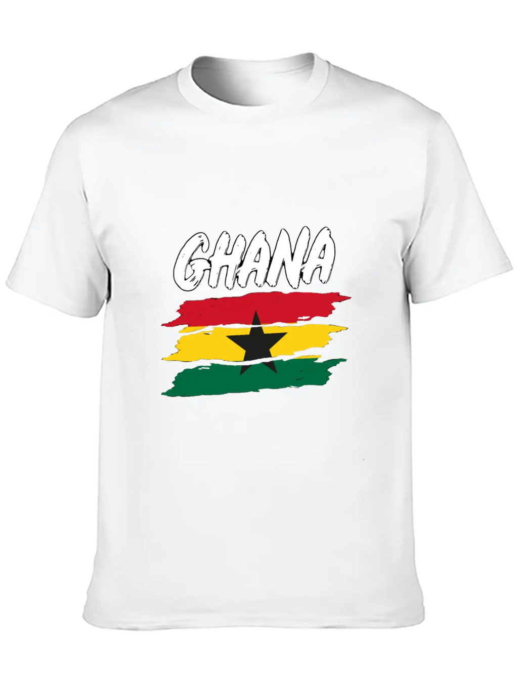 Ghana Flag Africa Ghanaian Flag Tee Gift Tee Classic Fit Graphic Tee For Daily Comfort – Unisex Cotton Shirt