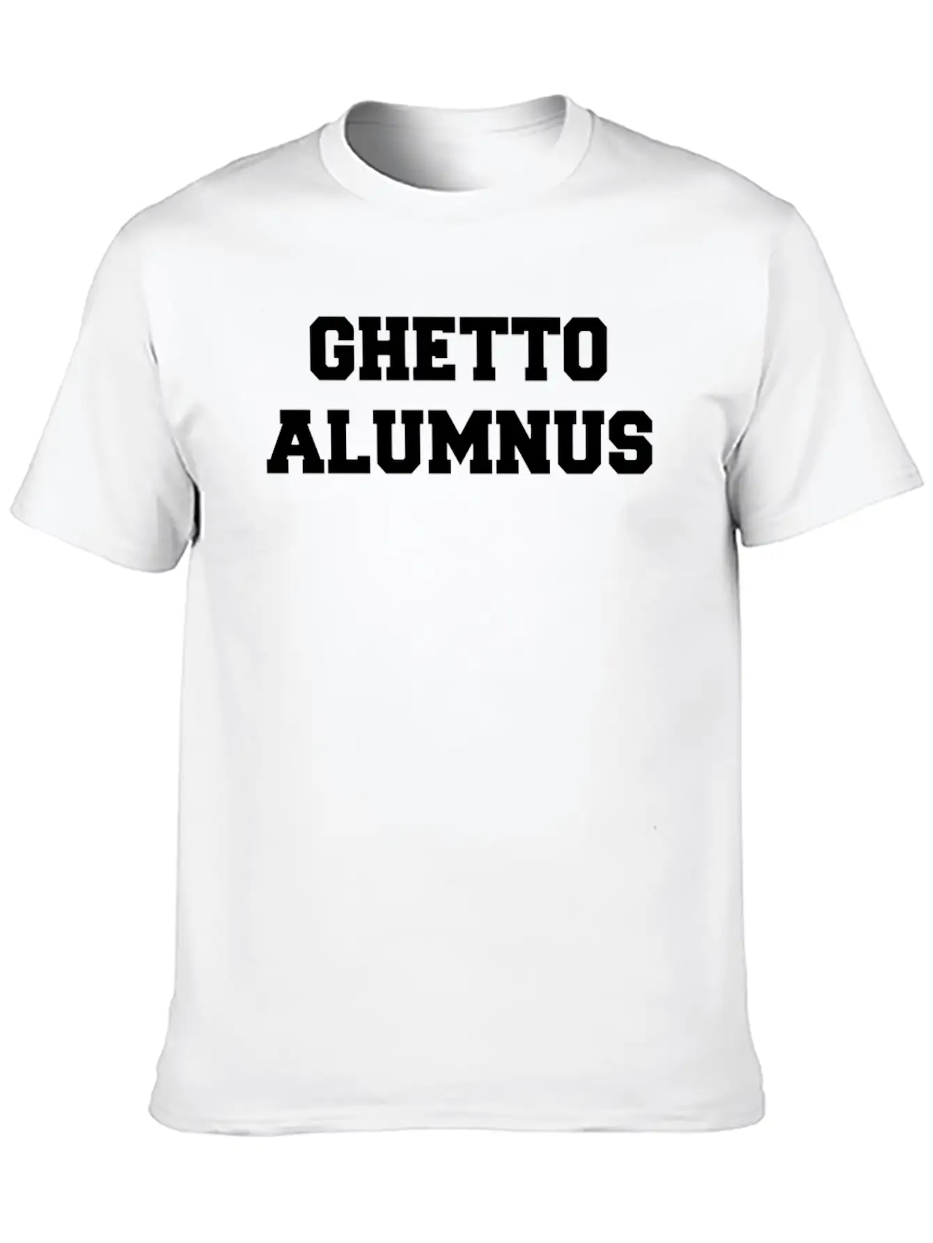 Ghetto Alumnus Commemorative Unisex Short Sleeve Soft Cotton T-Shirt – Casual Everyday Wear