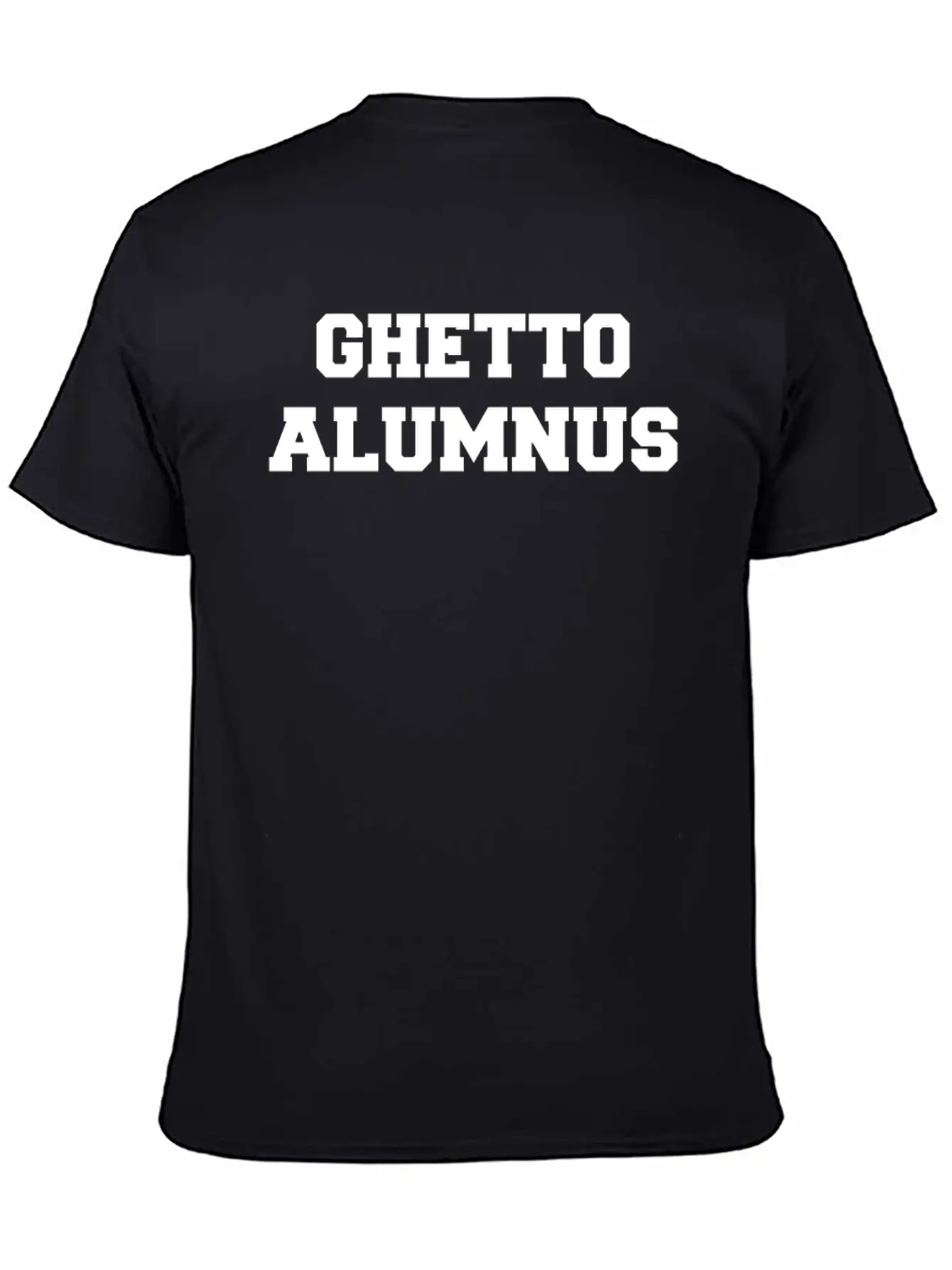 Ghetto Alumnus Commemorative Unisex Short Sleeve Soft Cotton T-Shirt – Casual Everyday Wear