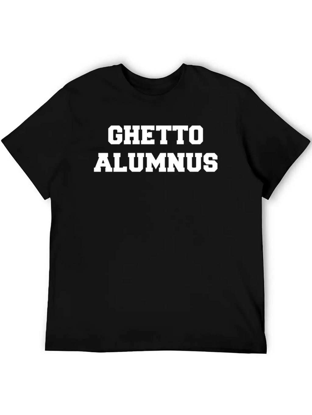 Ghetto Alumnus Commemorative Unisex Short Sleeve Soft Cotton T-Shirt – Casual Everyday Wear