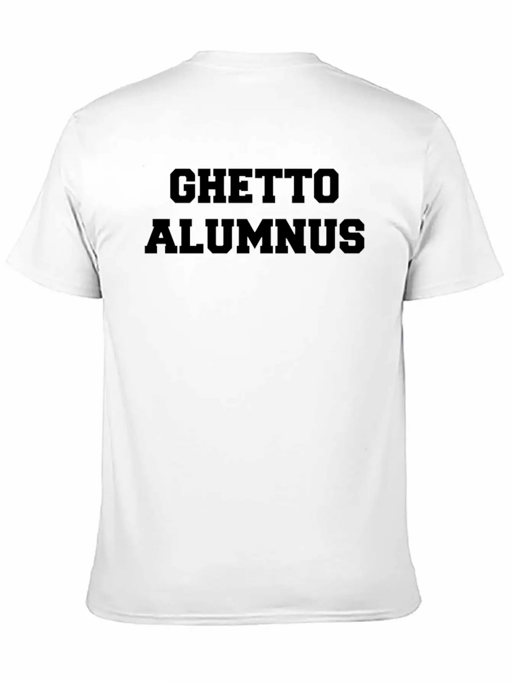 Ghetto Alumnus Commemorative Unisex Short Sleeve Soft Cotton T-Shirt – Casual Everyday Wear
