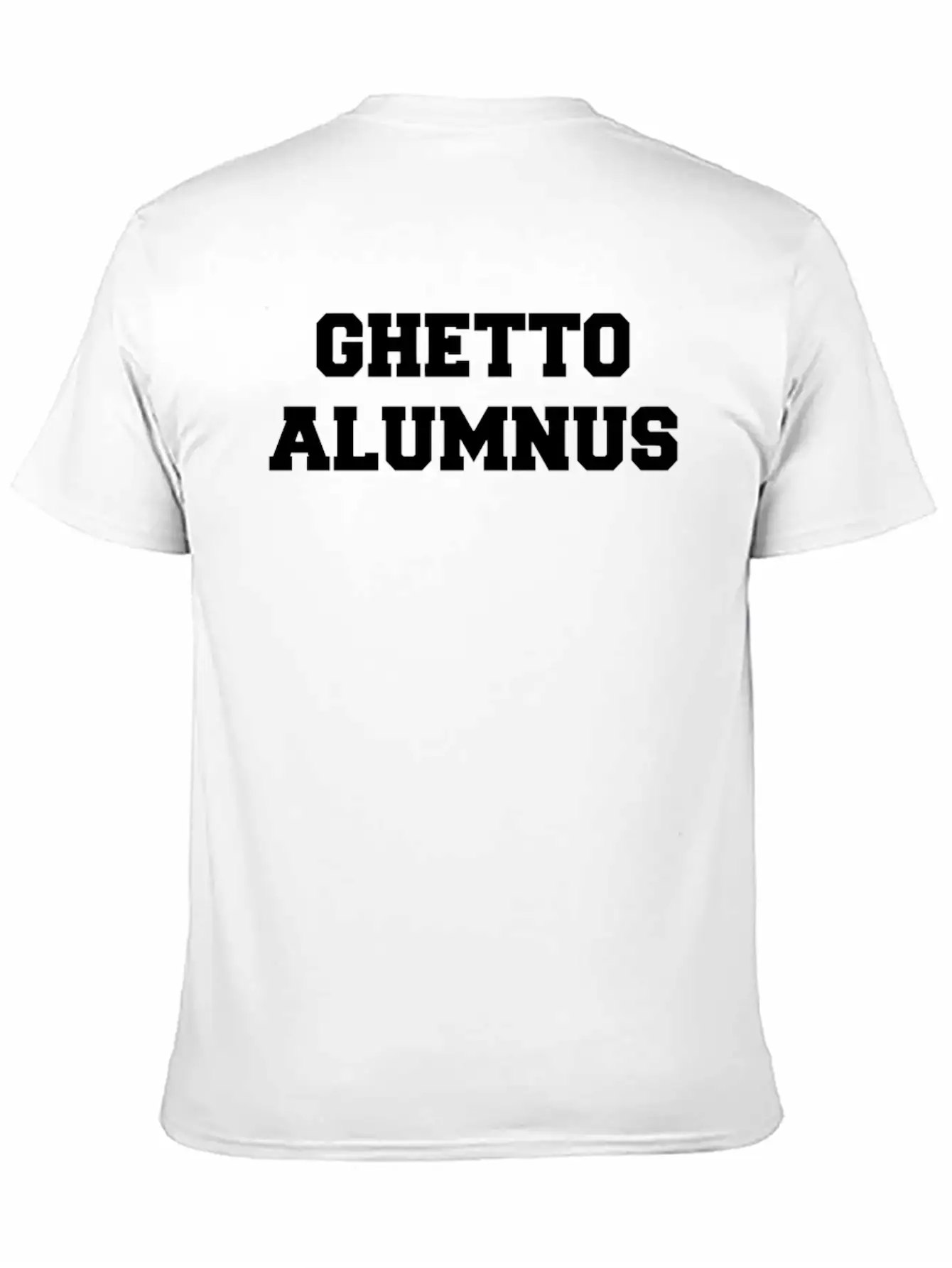 Ghetto Alumnus Commemorative Unisex Short Sleeve Soft Cotton T-Shirt – Casual Everyday Wear