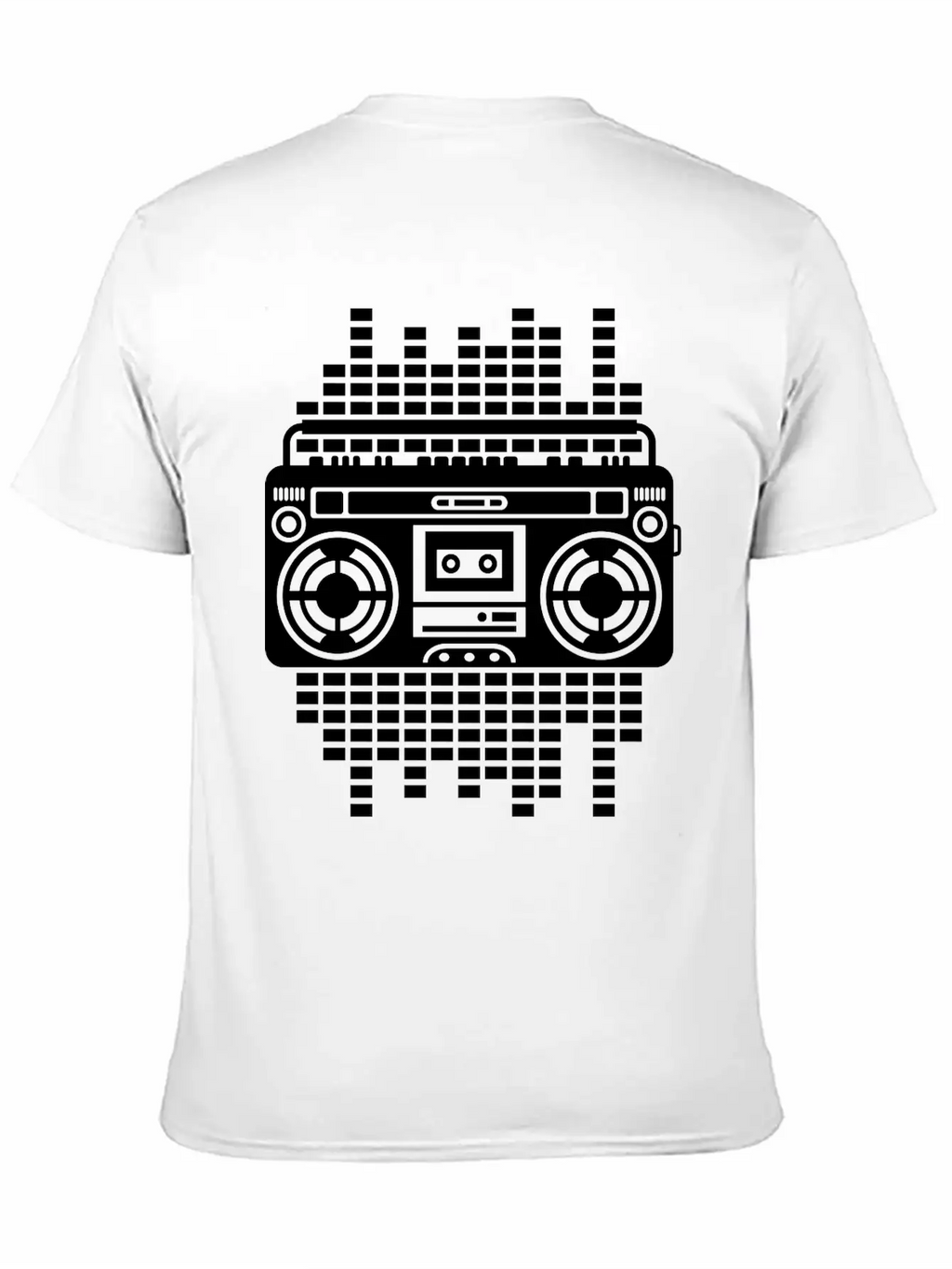 Ghettoblaster Regulator Boombox Music Player Retro Breathable Graphic T-Shirt – Perfect For Casual Days
