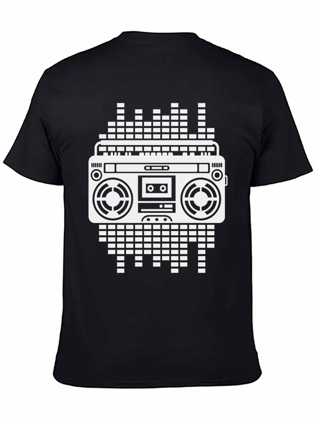 Ghettoblaster Regulator Boombox Music Player Retro Breathable Graphic T-Shirt – Perfect For Casual Days