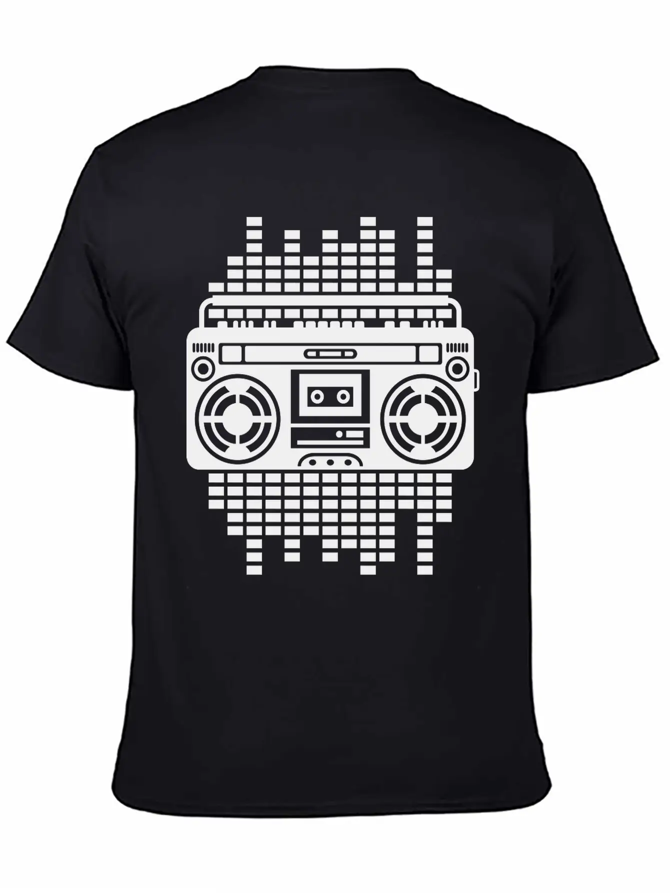 Ghettoblaster Regulator Boombox Music Player Retro Breathable Graphic T-Shirt – Perfect For Casual Days