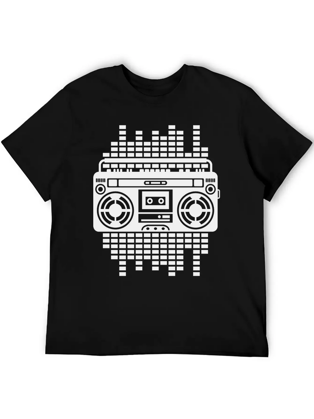 Ghettoblaster Regulator Boombox Music Player Retro Breathable Graphic T-Shirt – Perfect For Casual Days