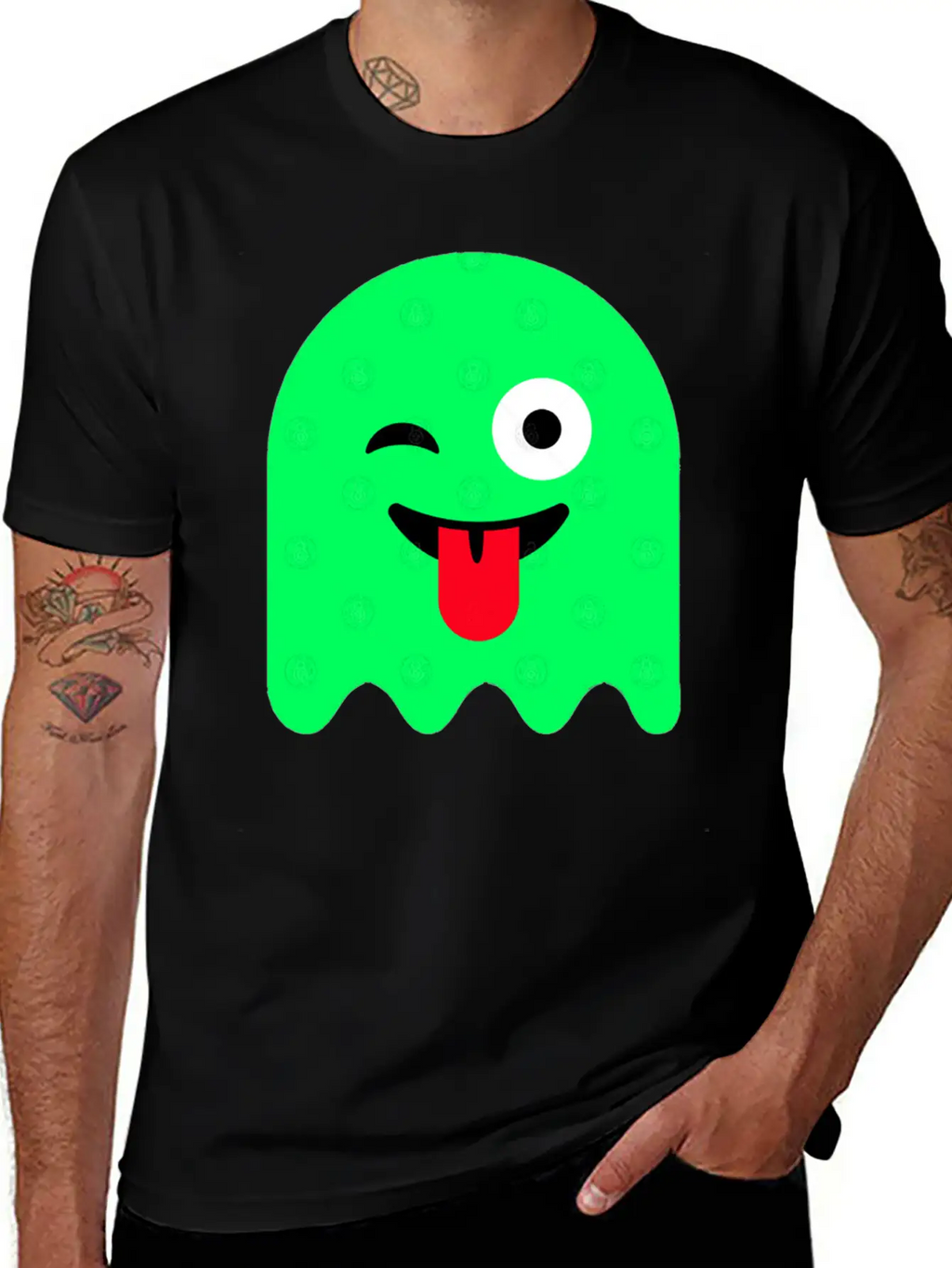 Ghost Green Glow Breathable Soft Cotton T-Shirt – Timeless Casual Look