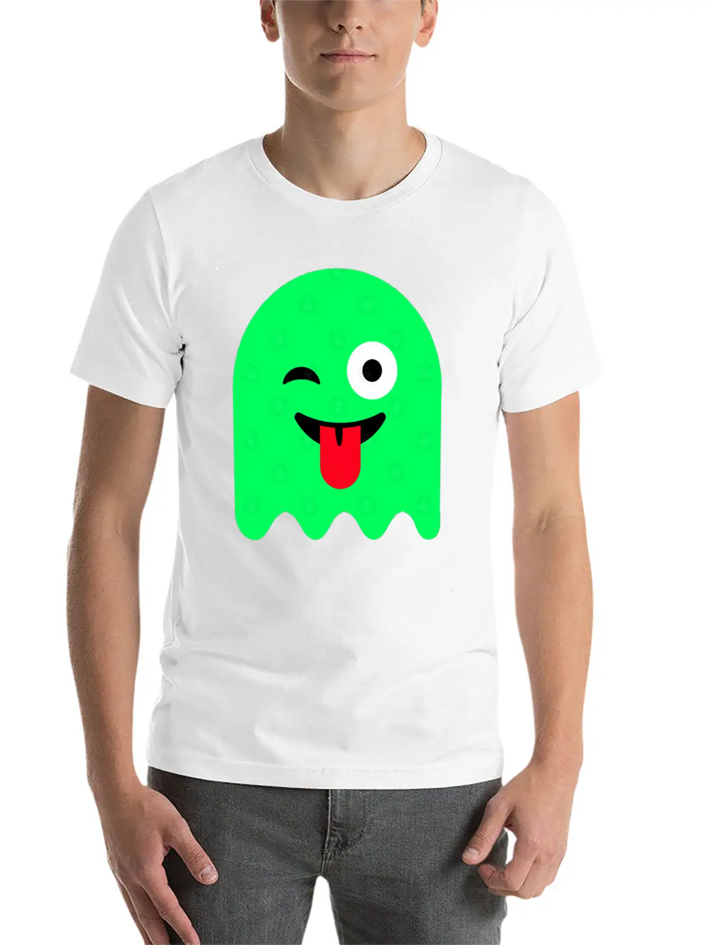 Ghost Green Glow Breathable Soft Cotton T-Shirt – Timeless Casual Look