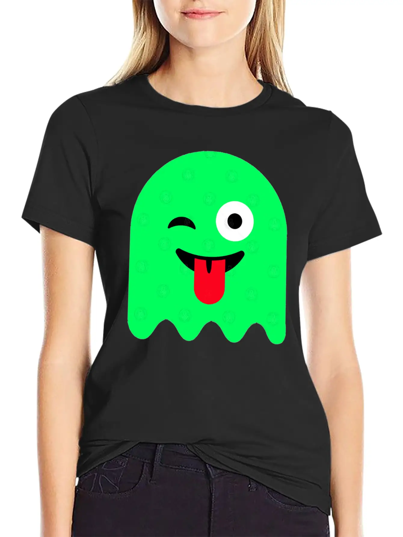 Ghost Green Glow Breathable Soft Cotton T-Shirt – Timeless Casual Look