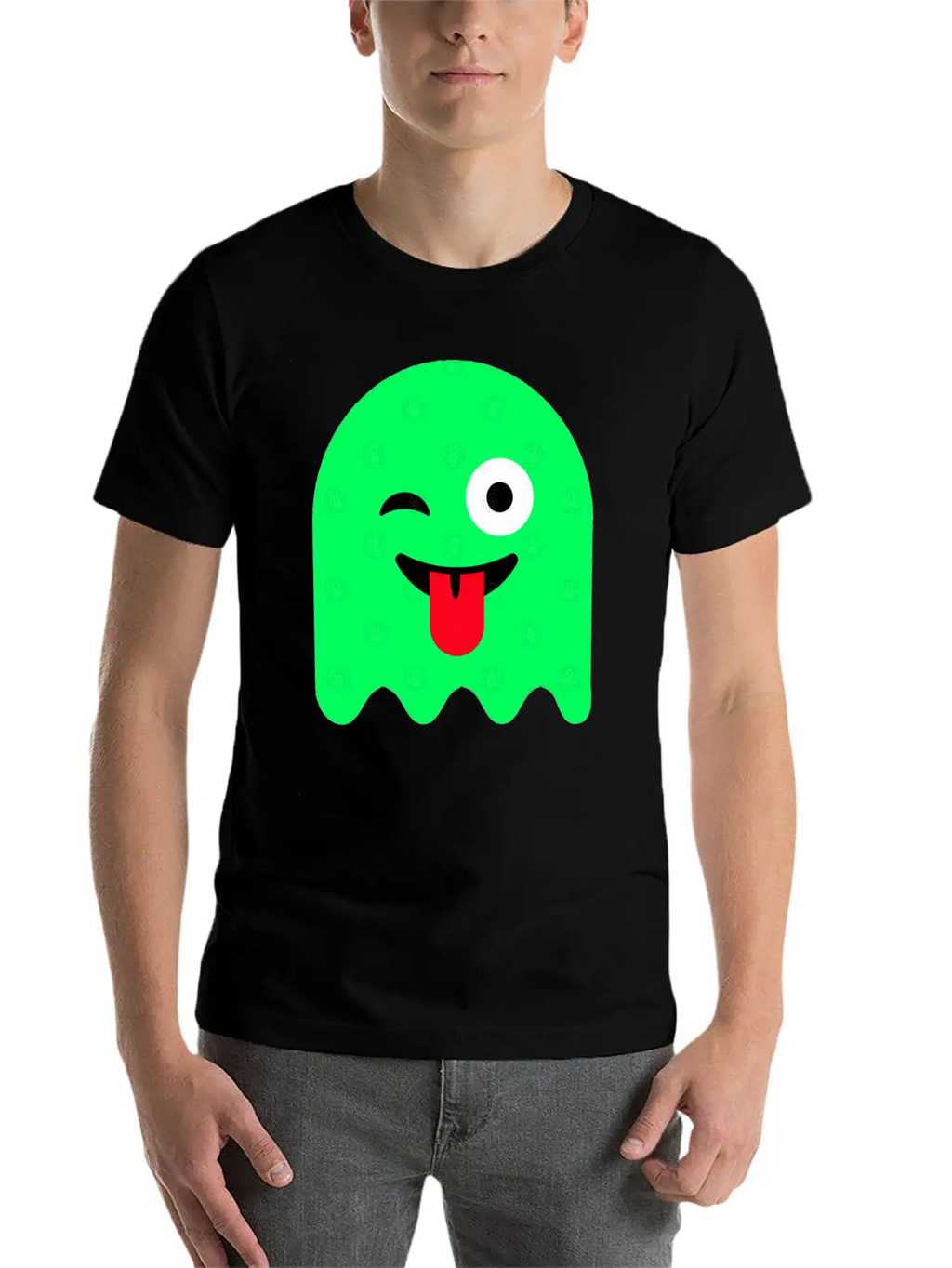 Ghost Green Glow Breathable Soft Cotton T-Shirt – Timeless Casual Look