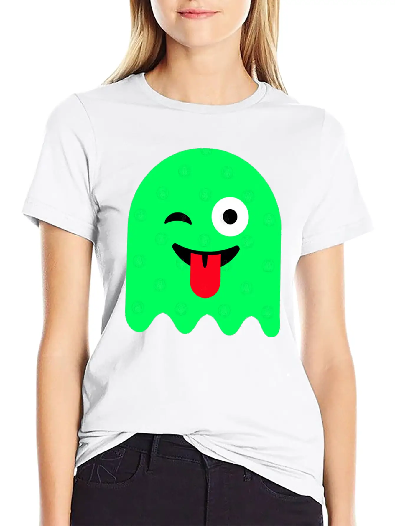 Ghost Green Glow Breathable Soft Cotton T-Shirt – Timeless Casual Look