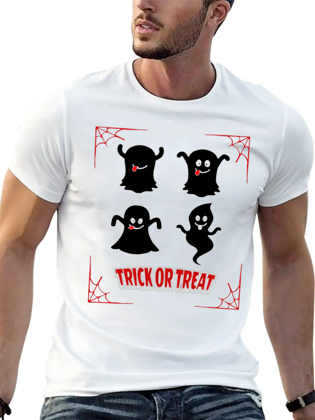 Ghost Of Disapproval Classic Casual Graphic T-Shirt – Simple And Comfortable Daily Wear